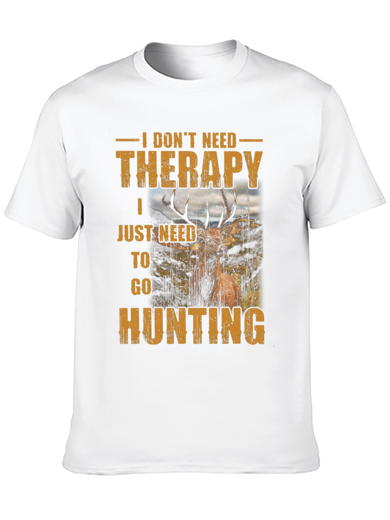 Hunting Therapy T-Shirt - Deer Graphic Tee