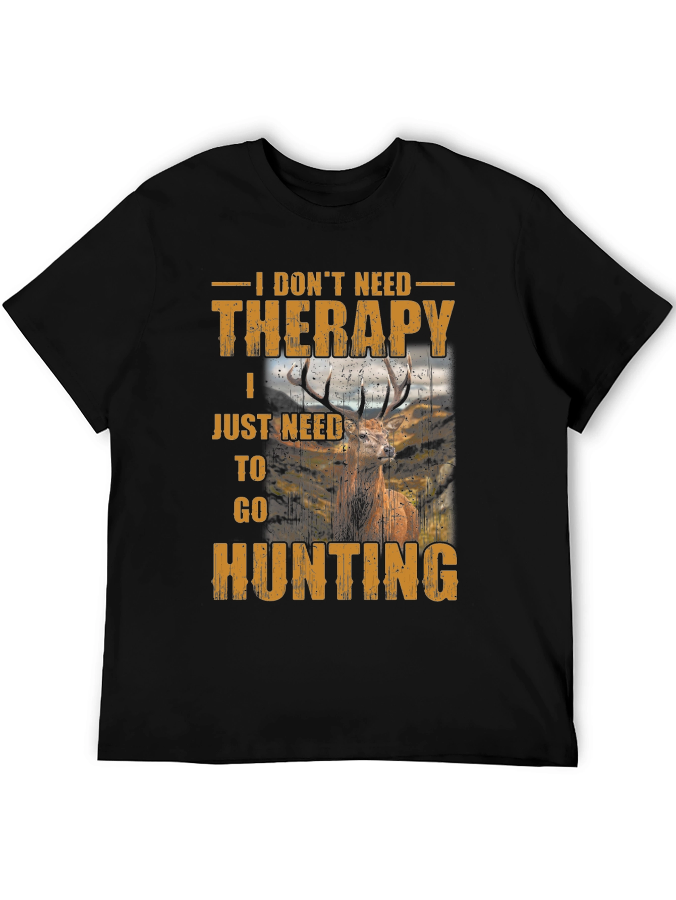 Hunting Therapy T-Shirt - Deer Graphic Tee