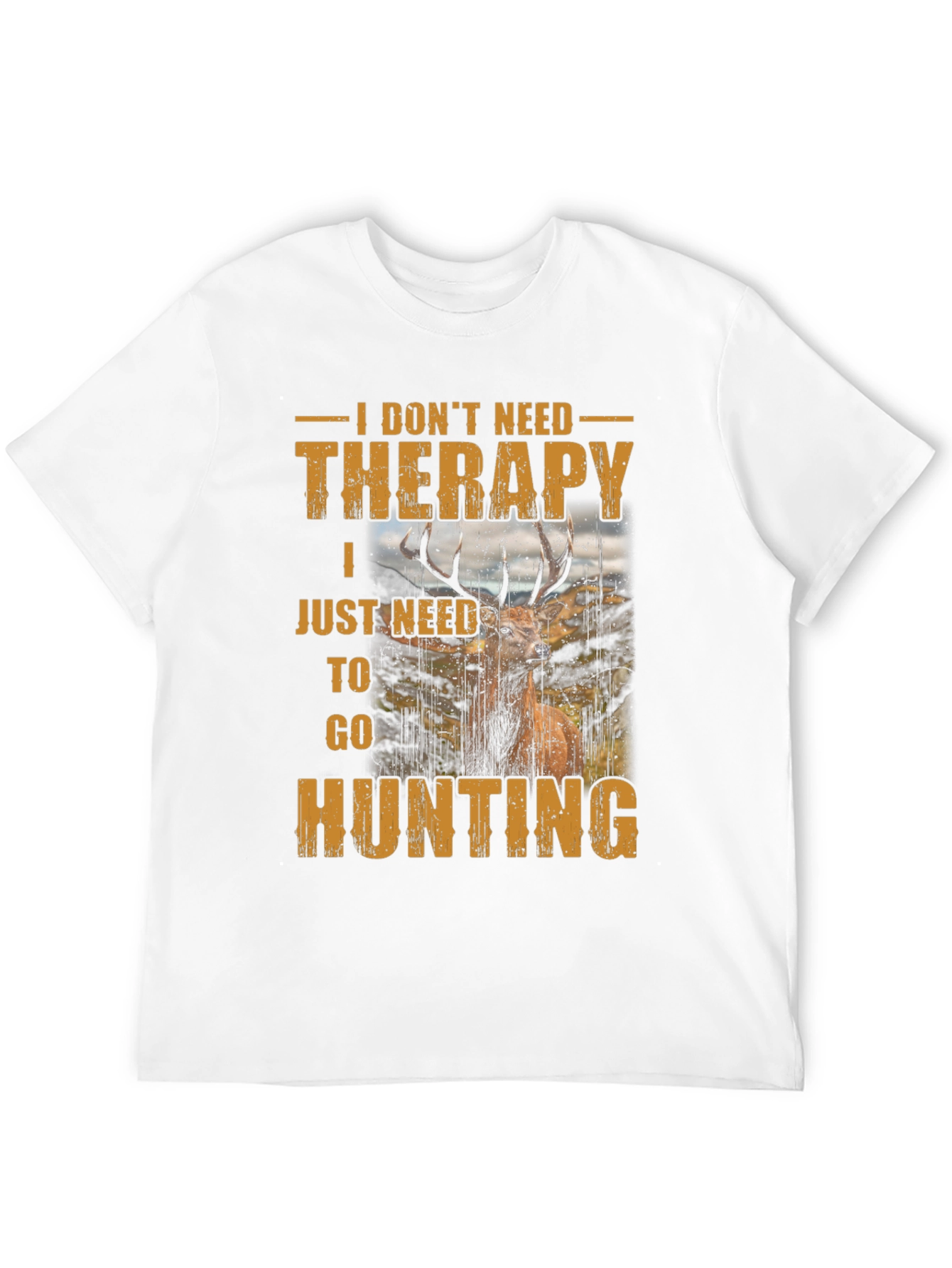 Hunting Therapy T-Shirt - Deer Graphic Tee