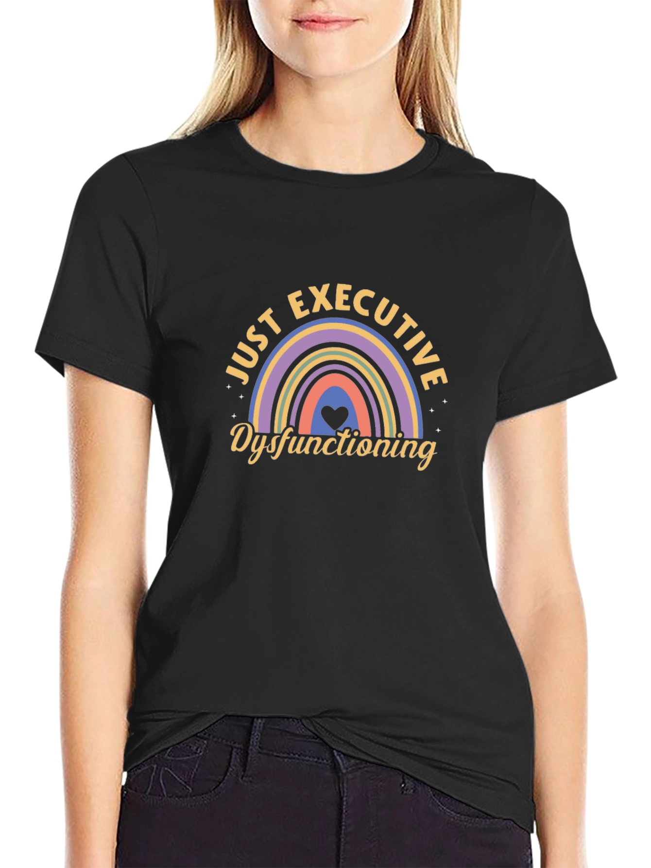 Executive Dysfunction Rainbow T-Shirt
