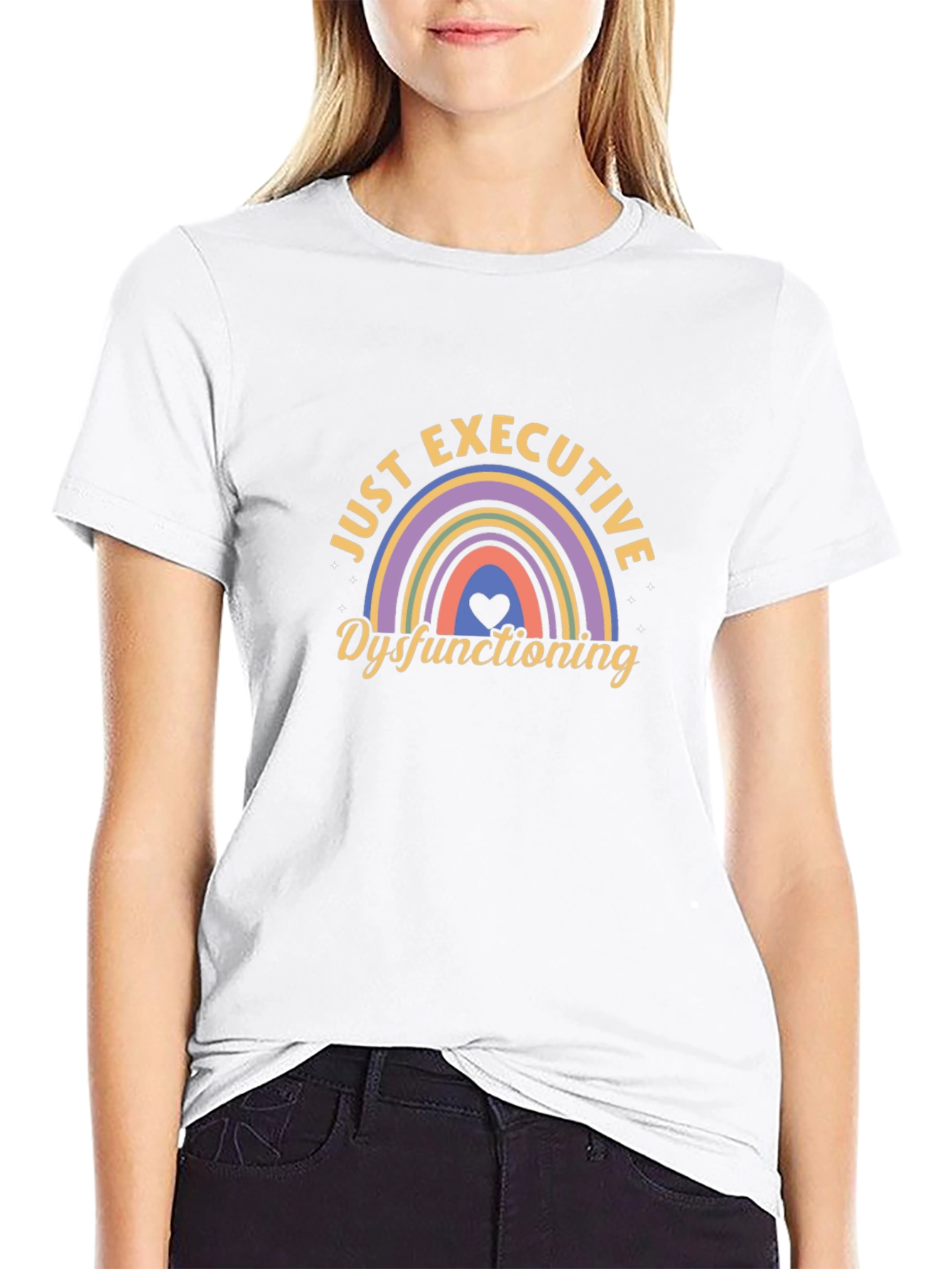 Executive Dysfunction Rainbow T-Shirt