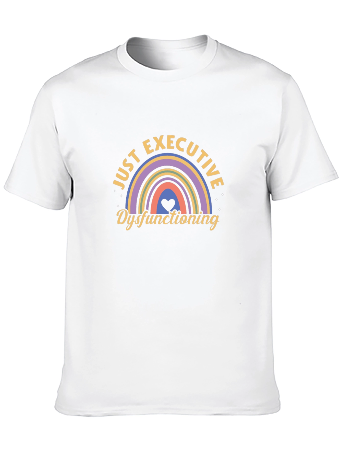 Executive Dysfunction Rainbow T-Shirt