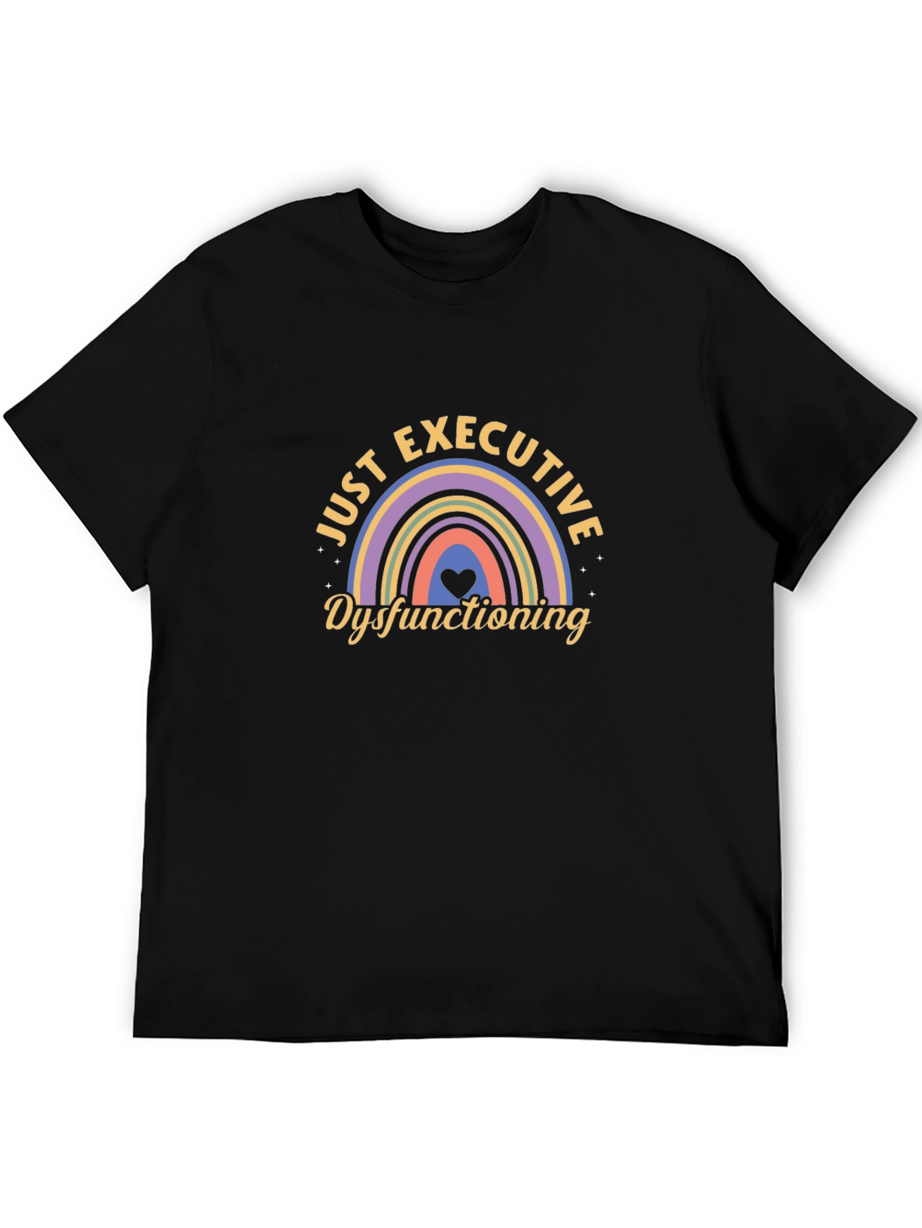 Executive Dysfunction Rainbow T-Shirt