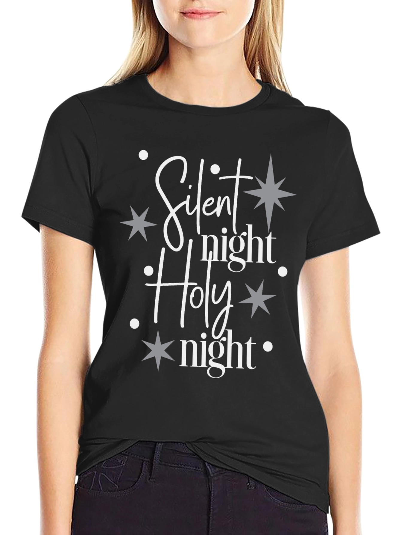 Silent Night Holy Night Graphic Tee