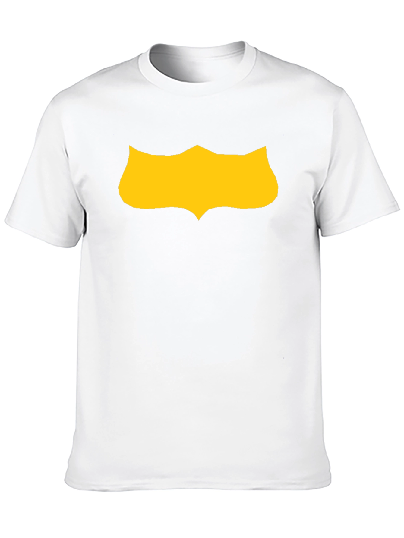 Black T-Shirt with Gold Shield Graphic