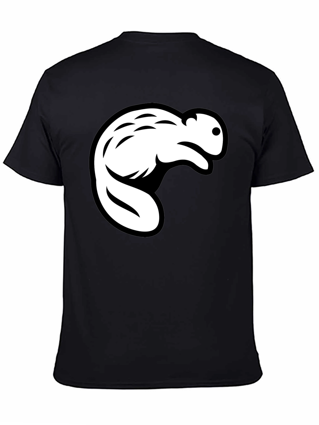 Beaver Graphic Tee - Mens Black T-Shirt