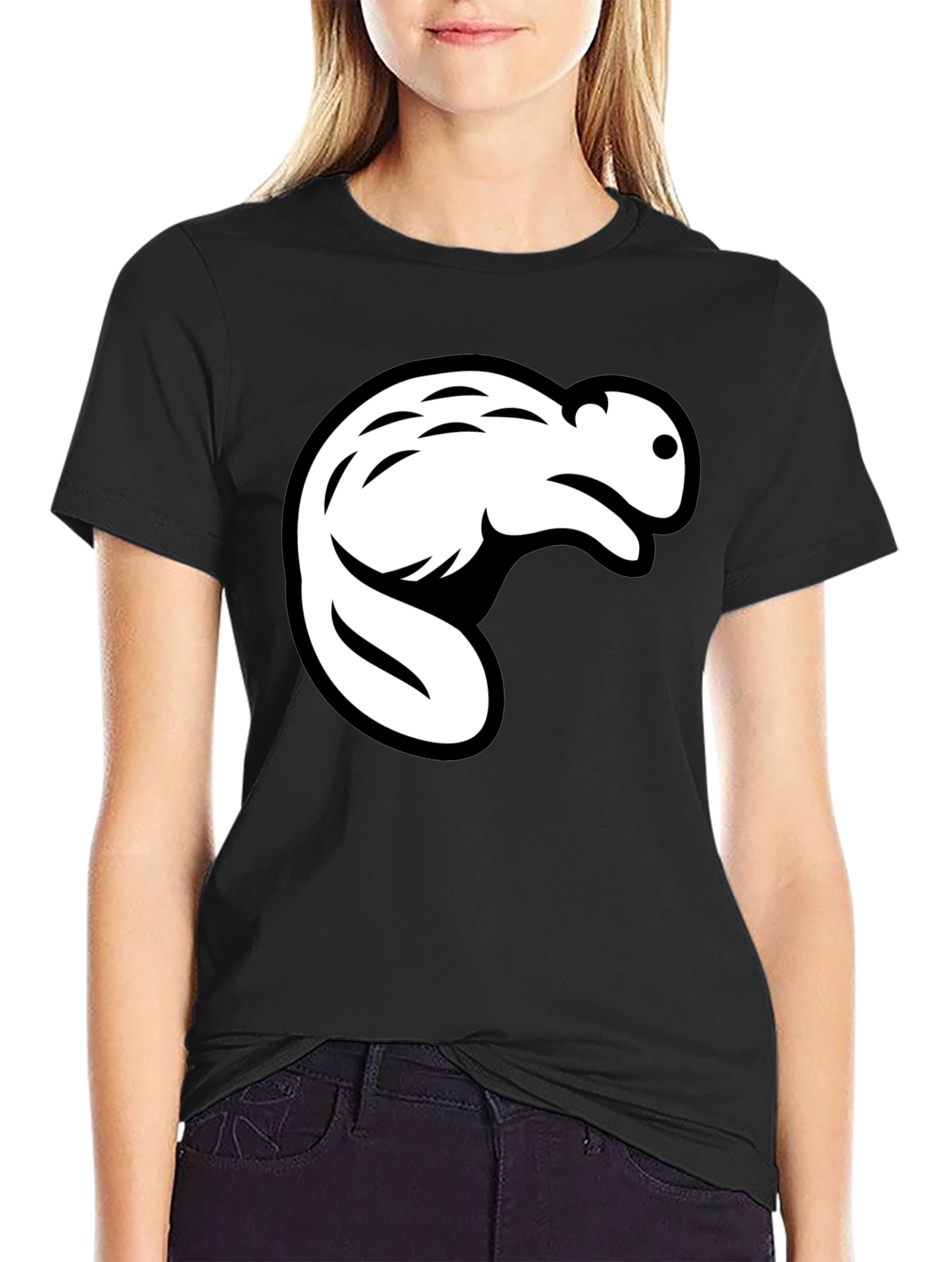 Beaver Graphic Tee - Mens Black T-Shirt