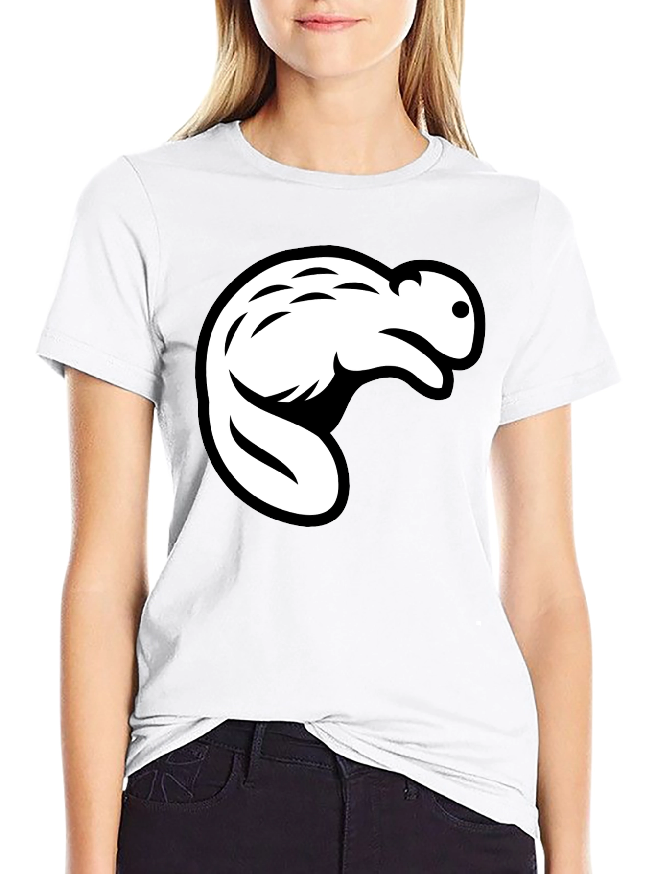 Beaver Graphic Tee - Mens Black T-Shirt