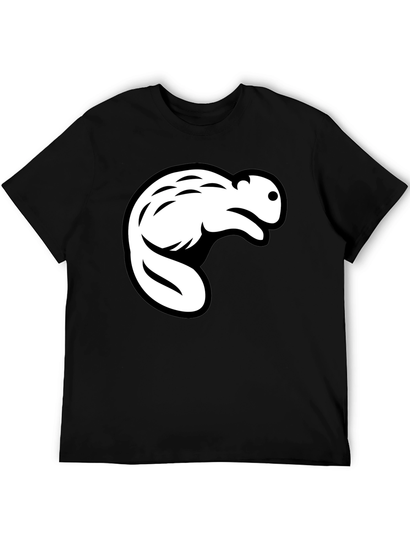 Beaver Graphic Tee - Mens Black T-Shirt