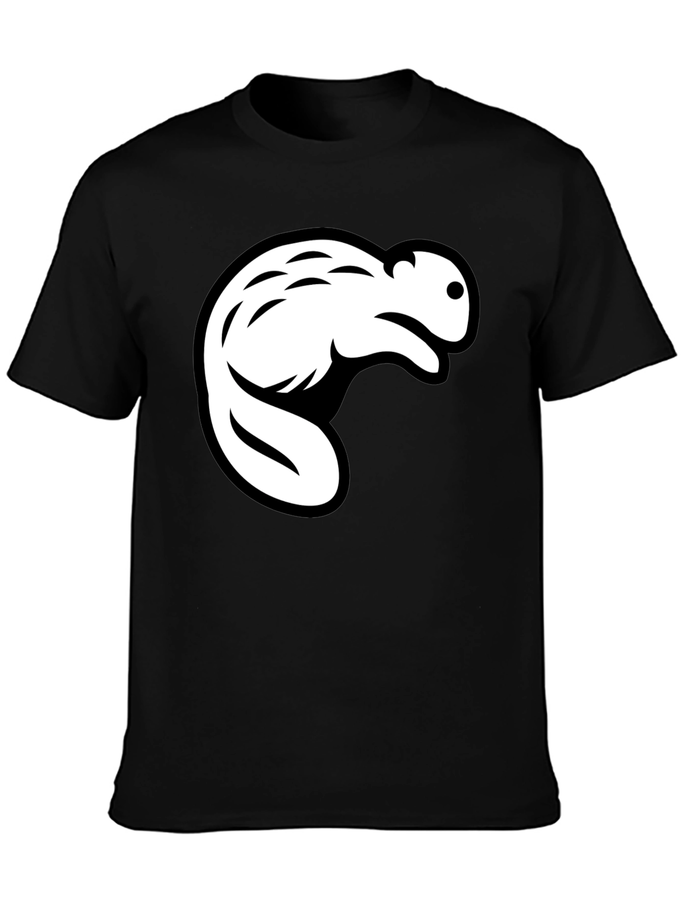 Beaver Graphic Tee - Mens Black T-Shirt