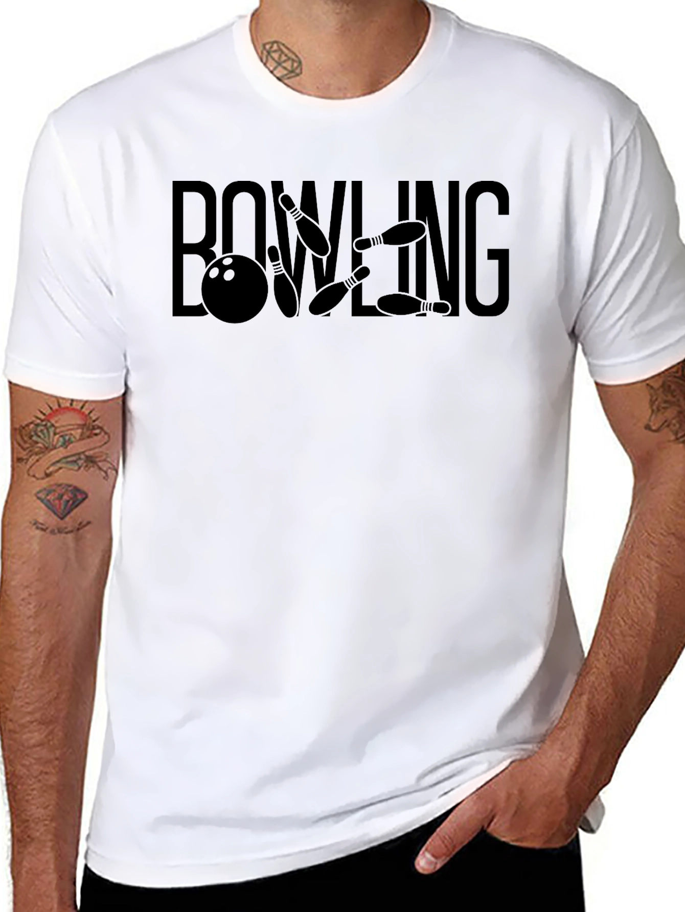 Bowling T-Shirt - Strike Style -  Unisex Cotton Tee