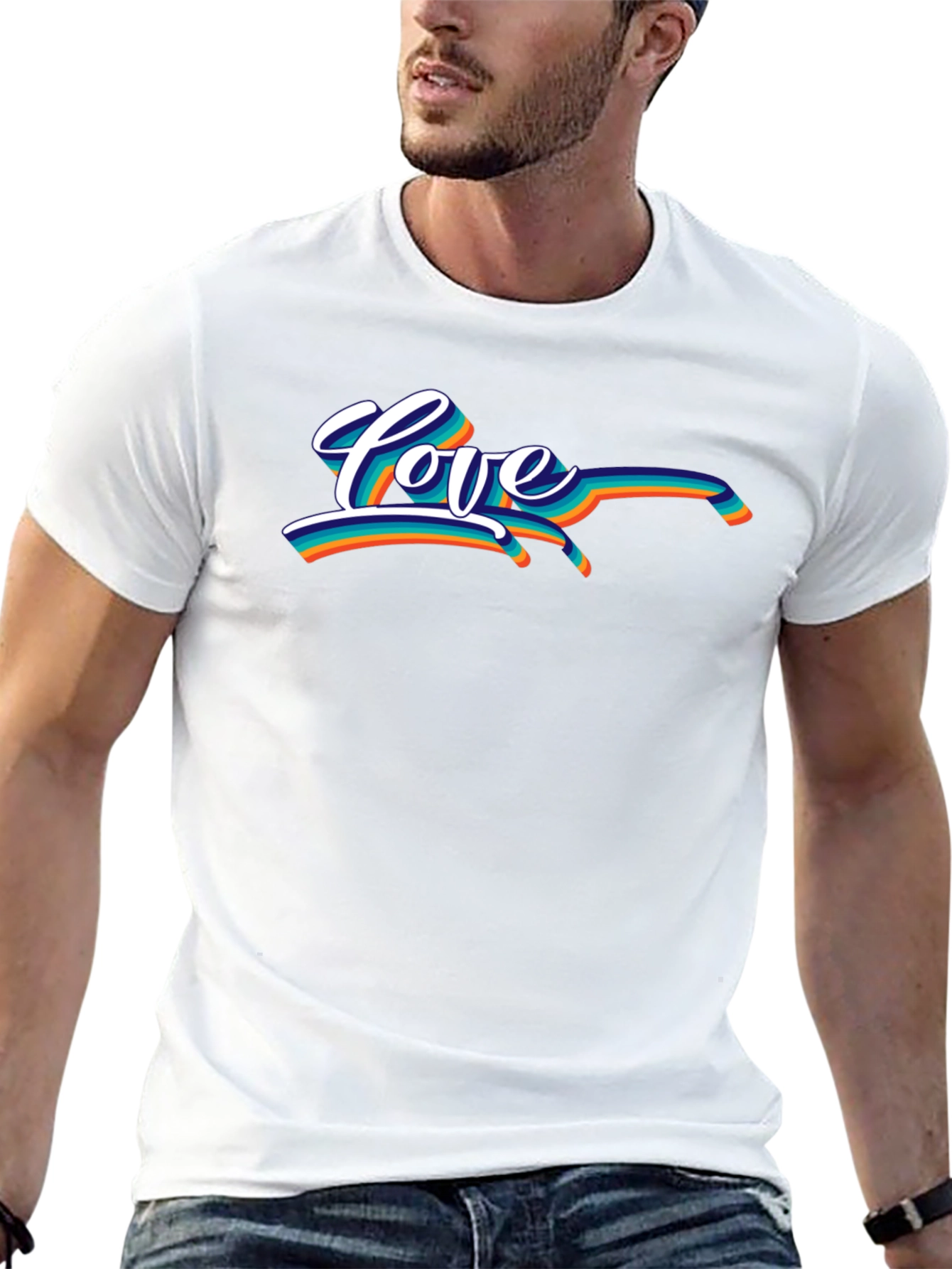 Retro Love T-Shirt - Comfort & Style