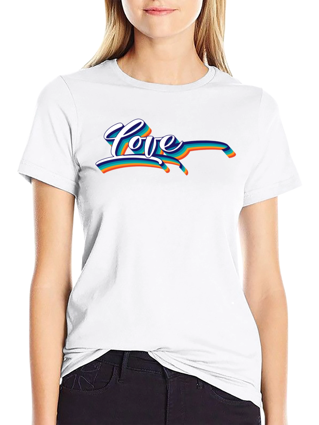 Retro Love T-Shirt - Comfort & Style