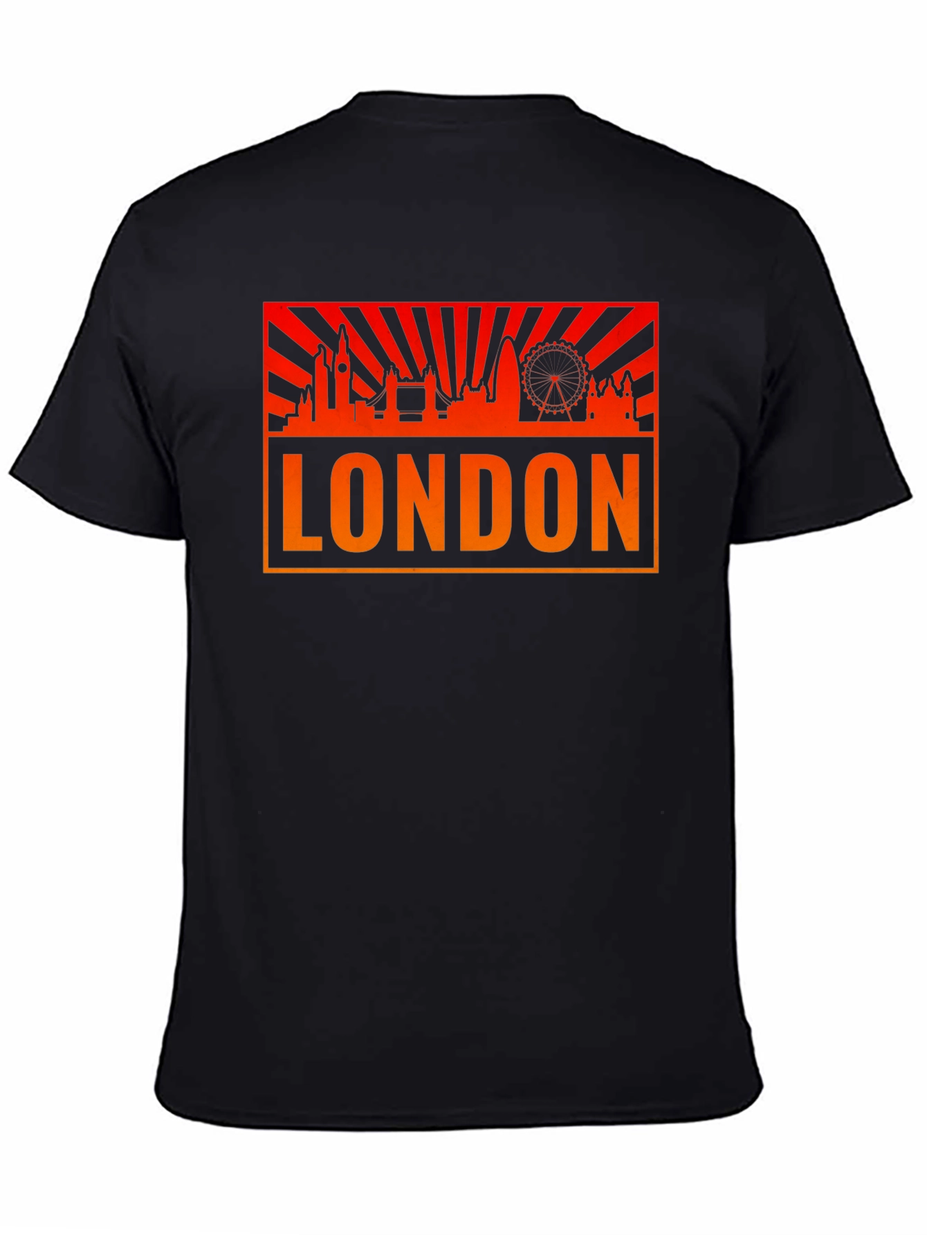 London Skyline Graphic T-Shirt - Black