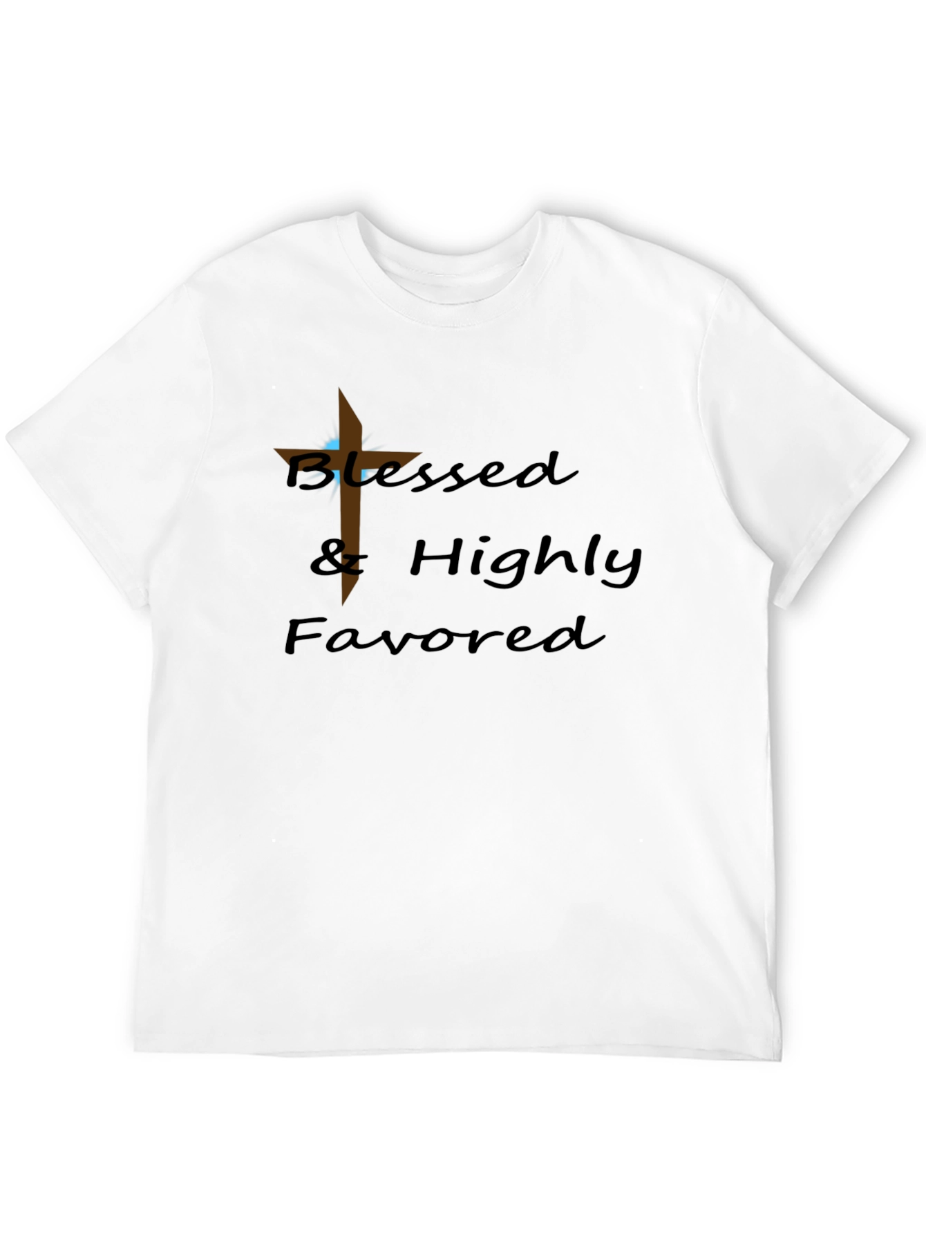 Blessed & Highly Favored Christian Graphic T-Shirt