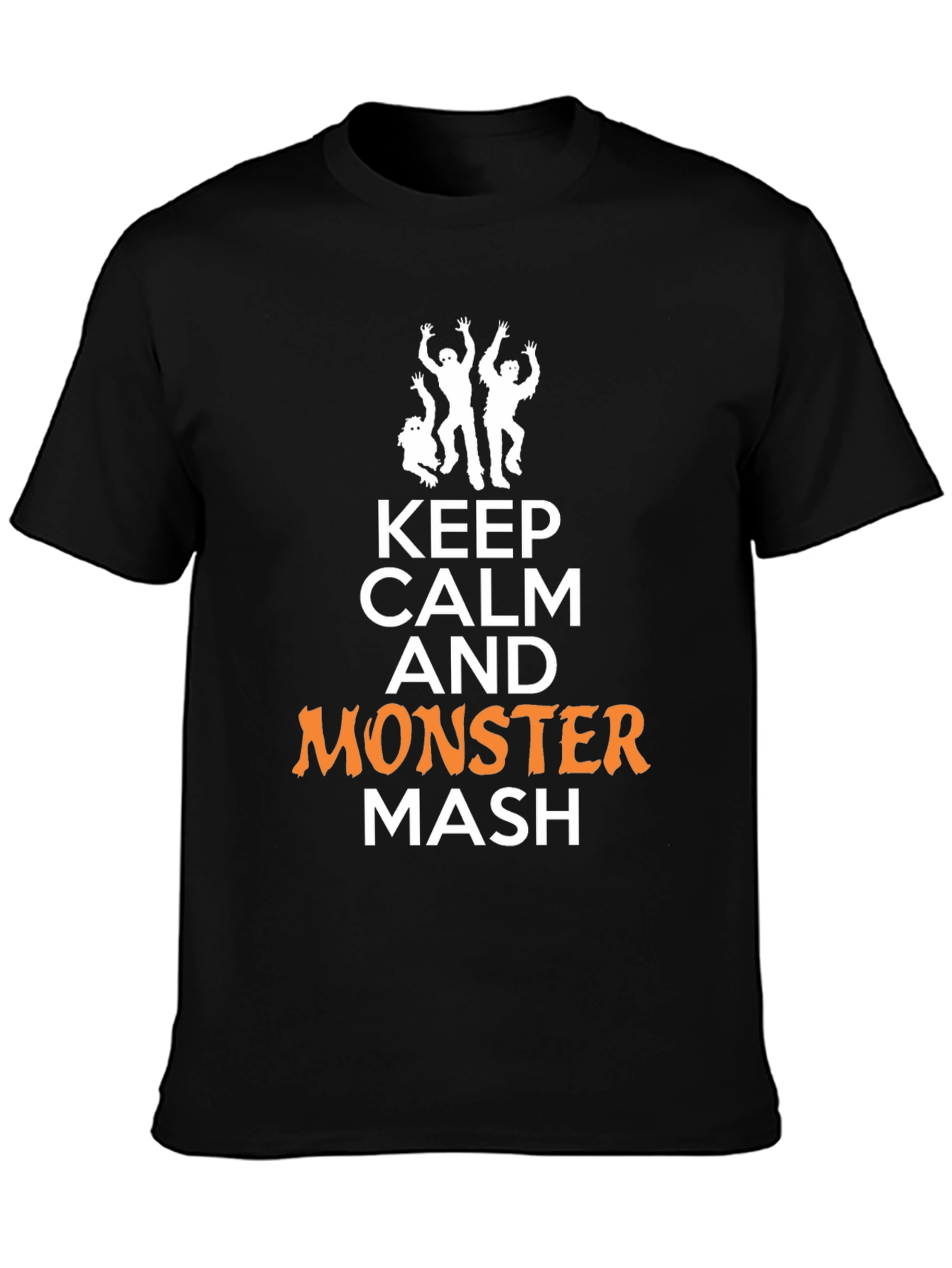 Keep Calm Monster Mash Halloween Graphic Tee