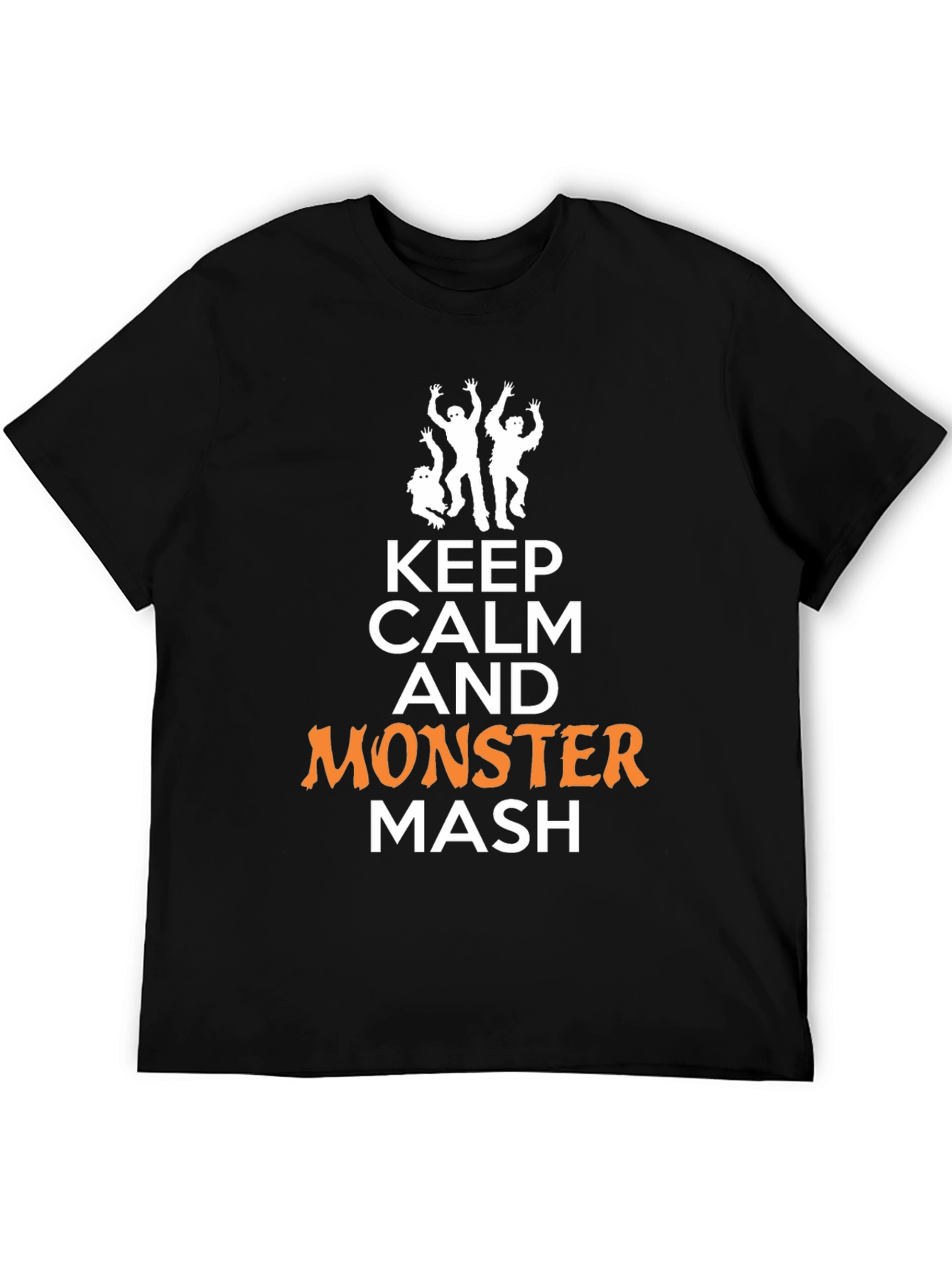 Keep Calm Monster Mash Halloween Graphic Tee
