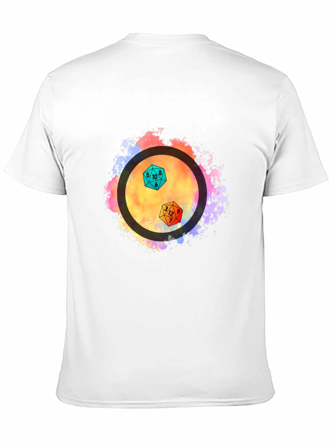 Dice Graphic Tee - Black Unisex T-Shirt
