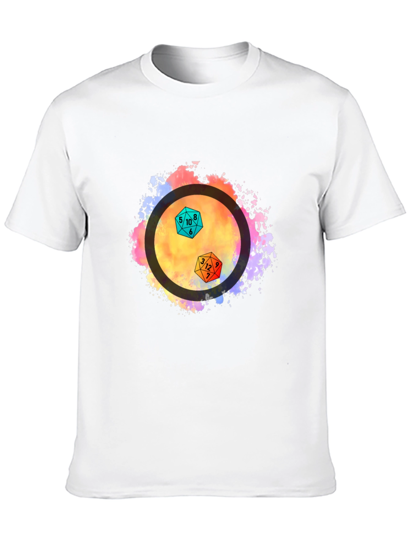 Dice Graphic Tee - Black Unisex T-Shirt