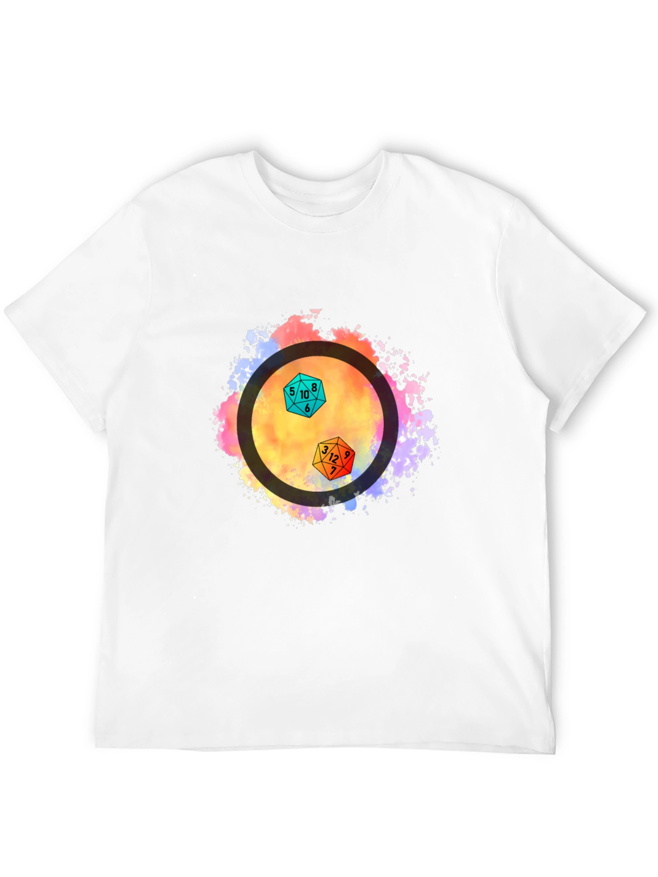 Dice Graphic Tee - Black Unisex T-Shirt