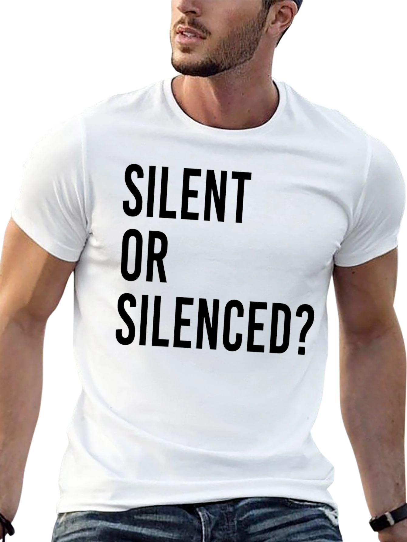 Silent or Silenced? Statement T-Shirt