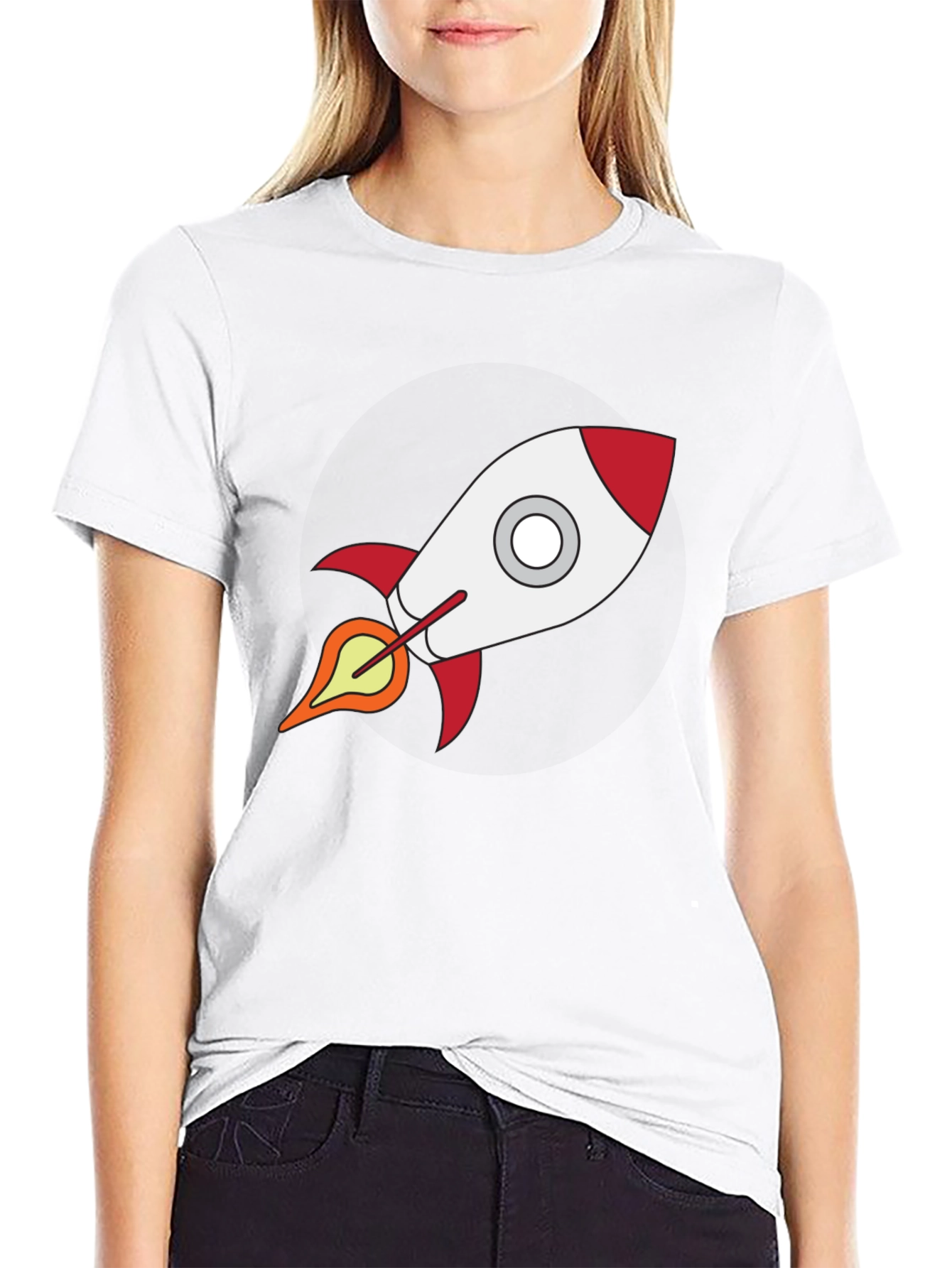 Rocket Graphic T-Shirt - Bold Design
