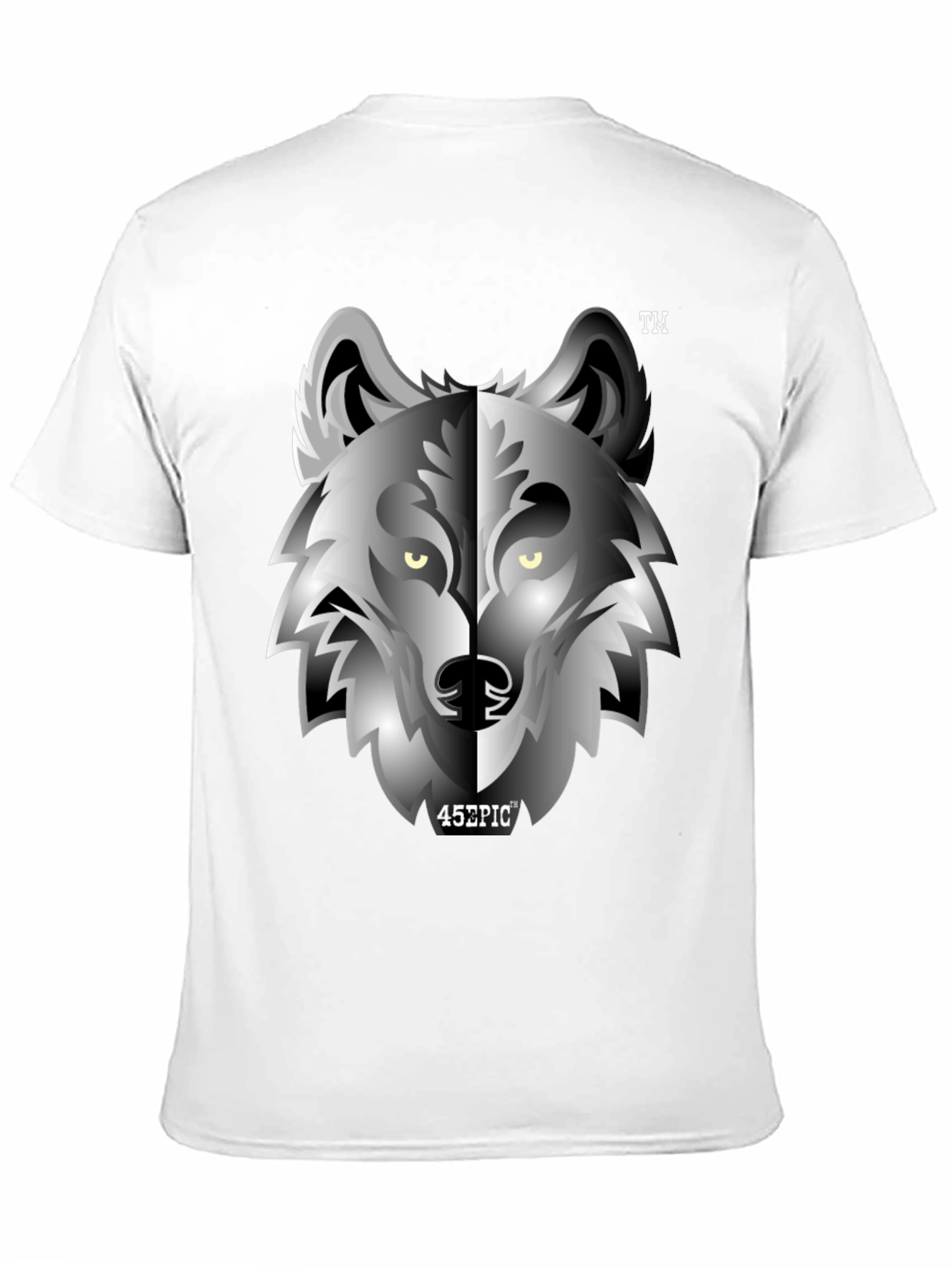 Epic Wolf Graphic Tee - Black Crew Neck T-Shirt
