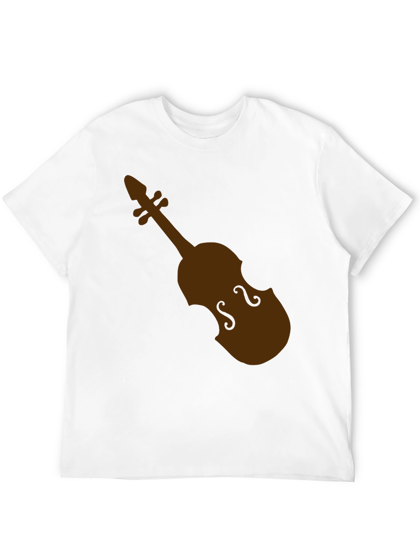 Violin Graphic Black T-Shirt