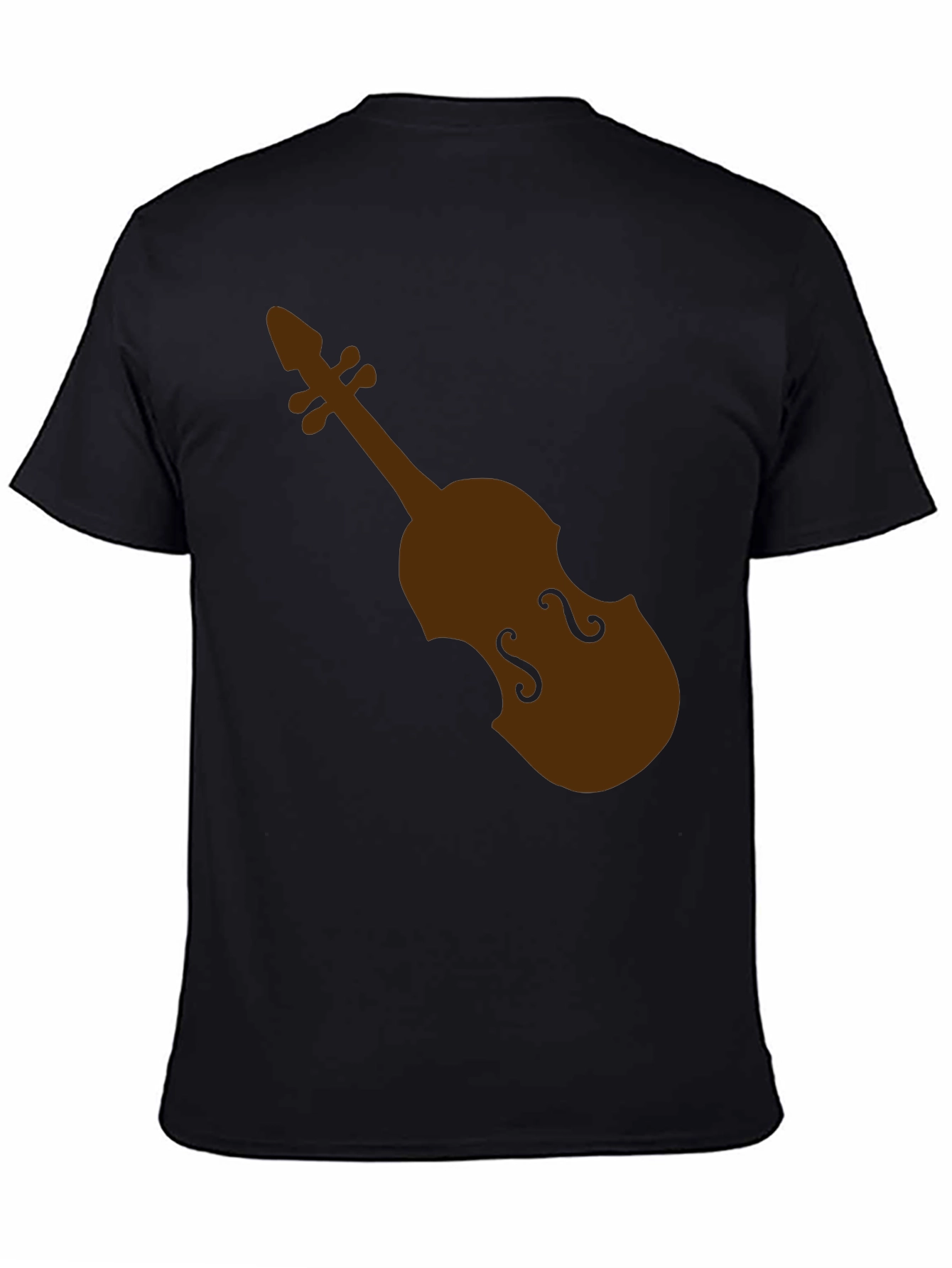 Violin Graphic Black T-Shirt