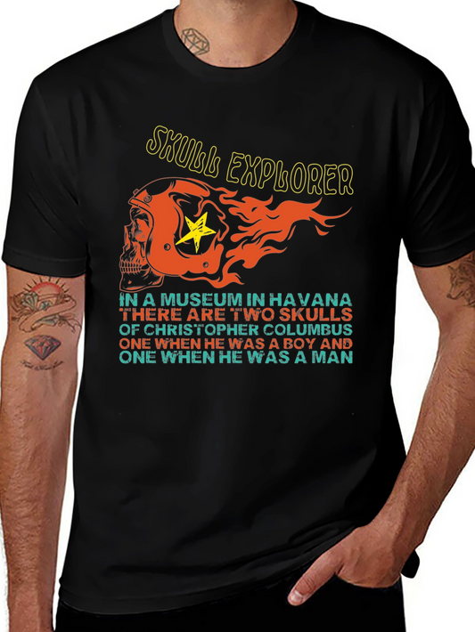 Skull Explorer Havana Museum Mens Graphic Tee