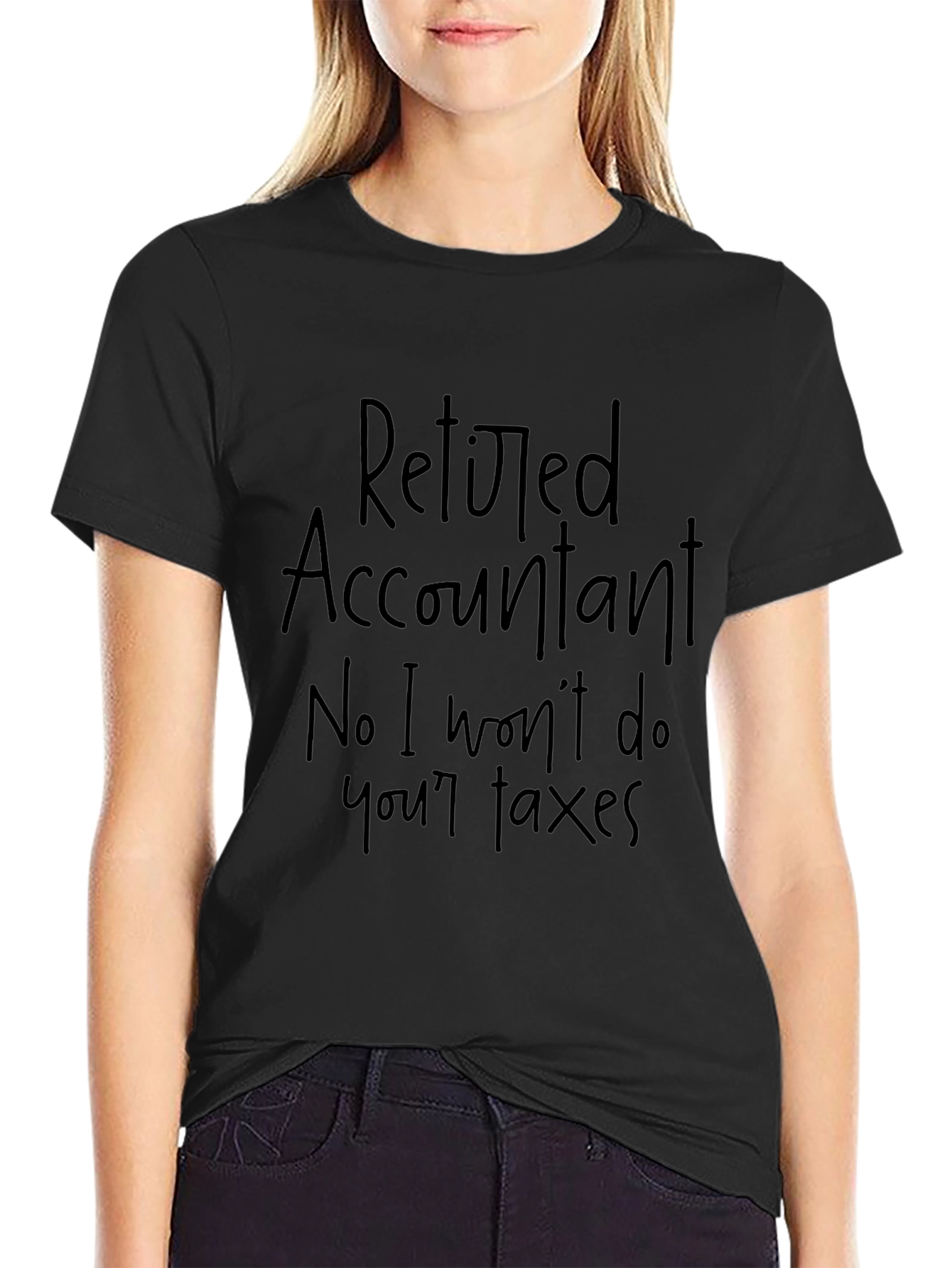 Retired Accountant Funny Graphic T-Shirt