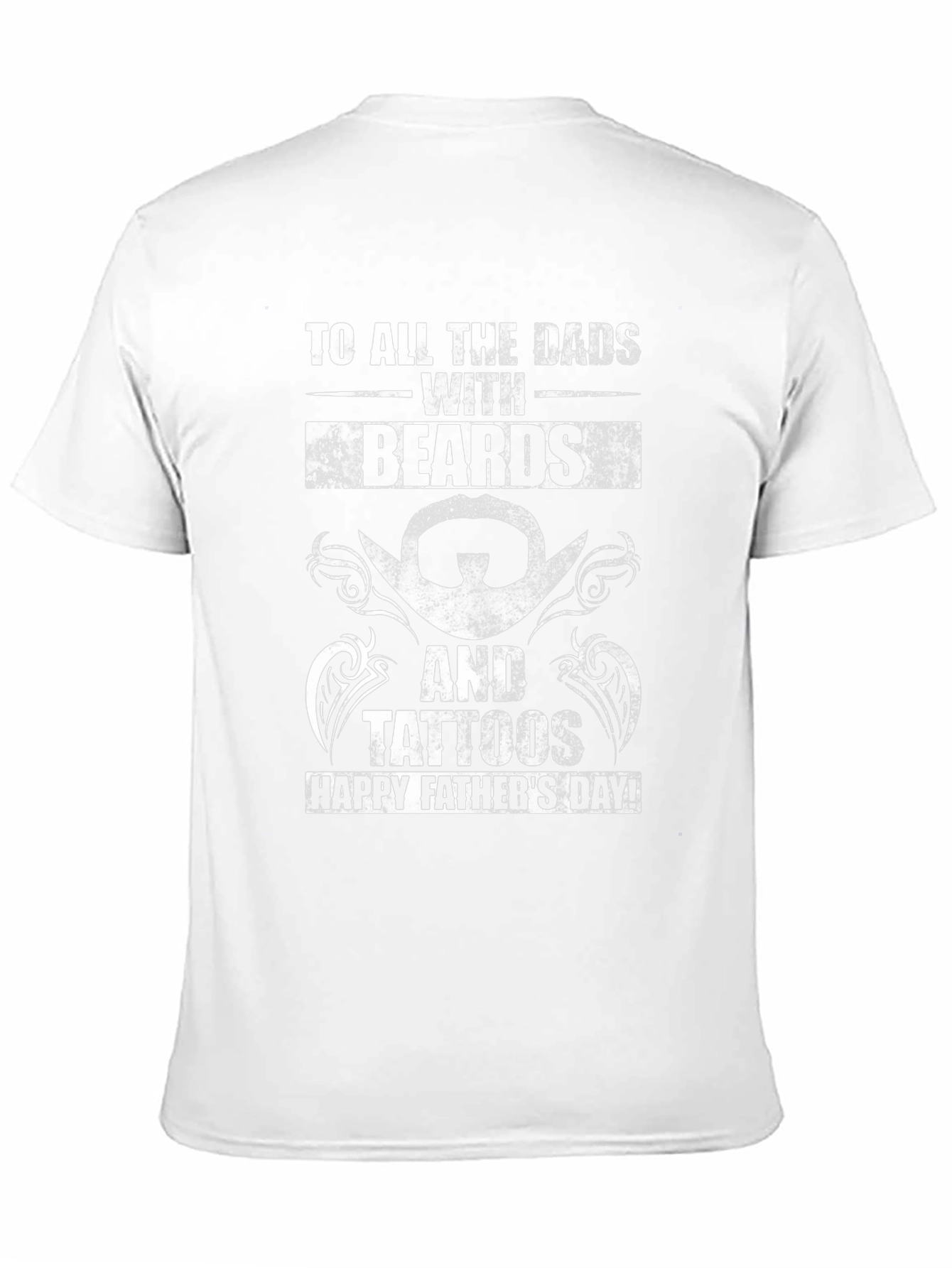 Bearded & Tattooed Dad T-Shirt - Happy Fathers Day!