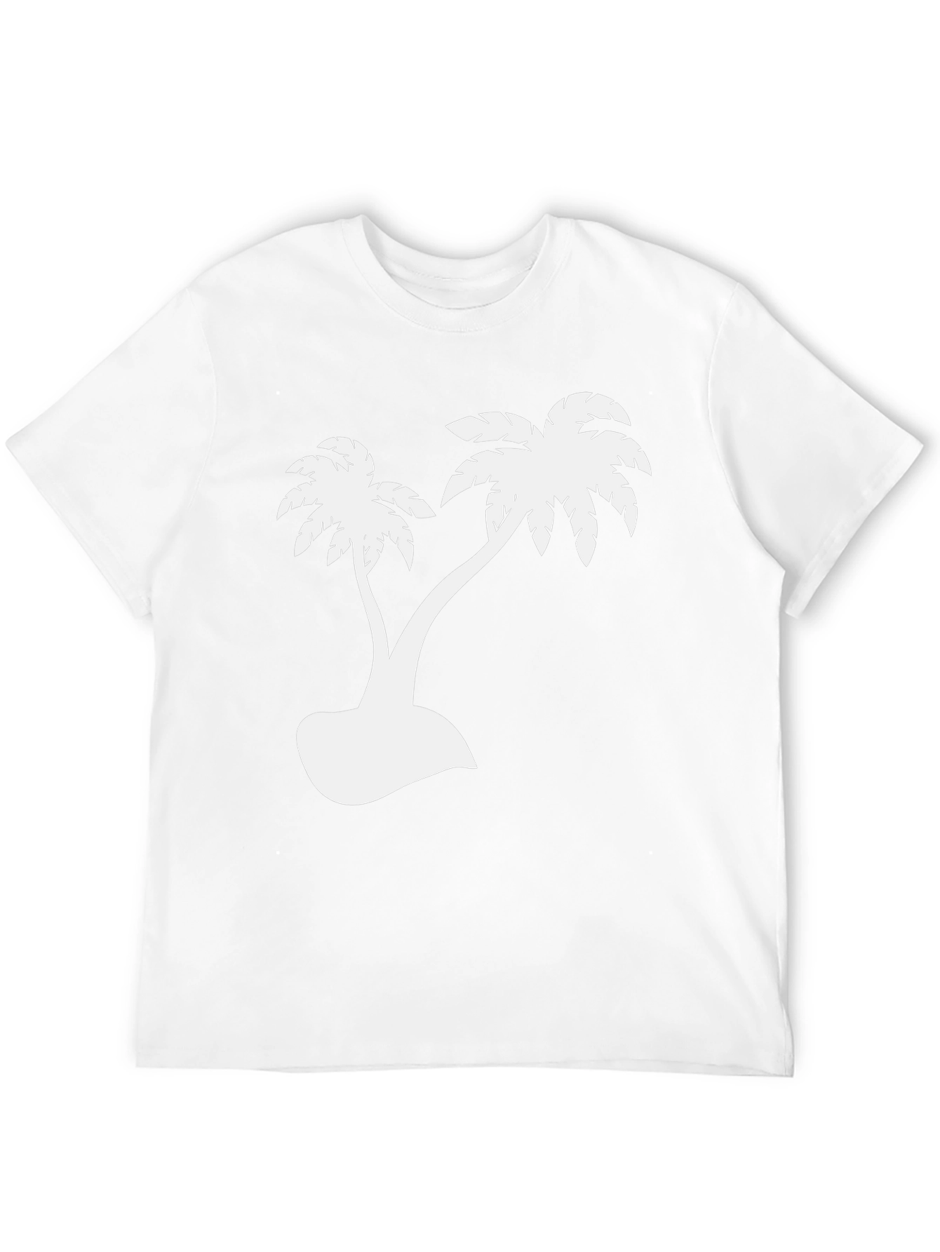 Palm Tree Graphic Tee - Black Tropical Vibes