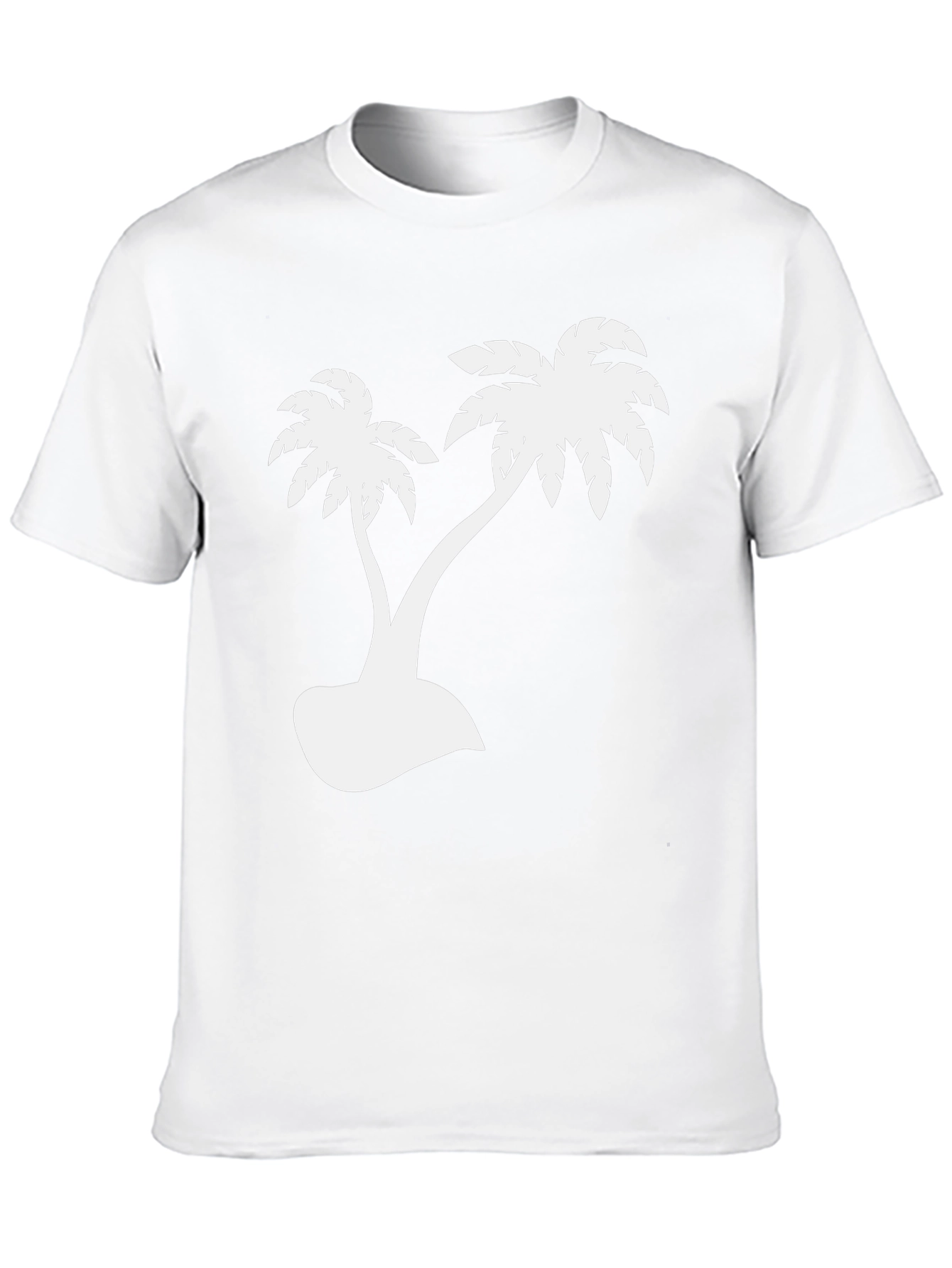 Palm Tree Graphic Tee - Black Tropical Vibes