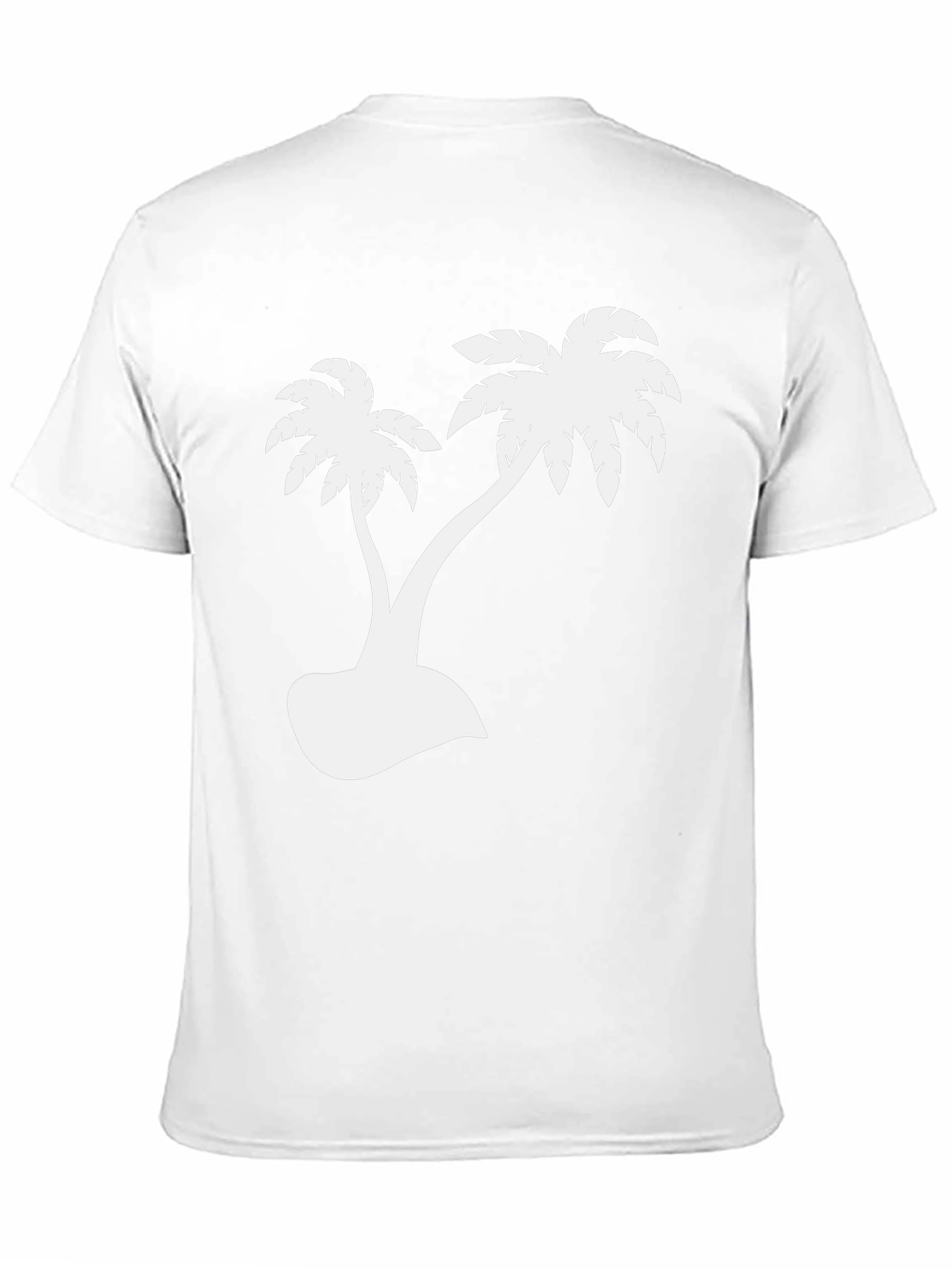 Palm Tree Graphic Tee - Black Tropical Vibes