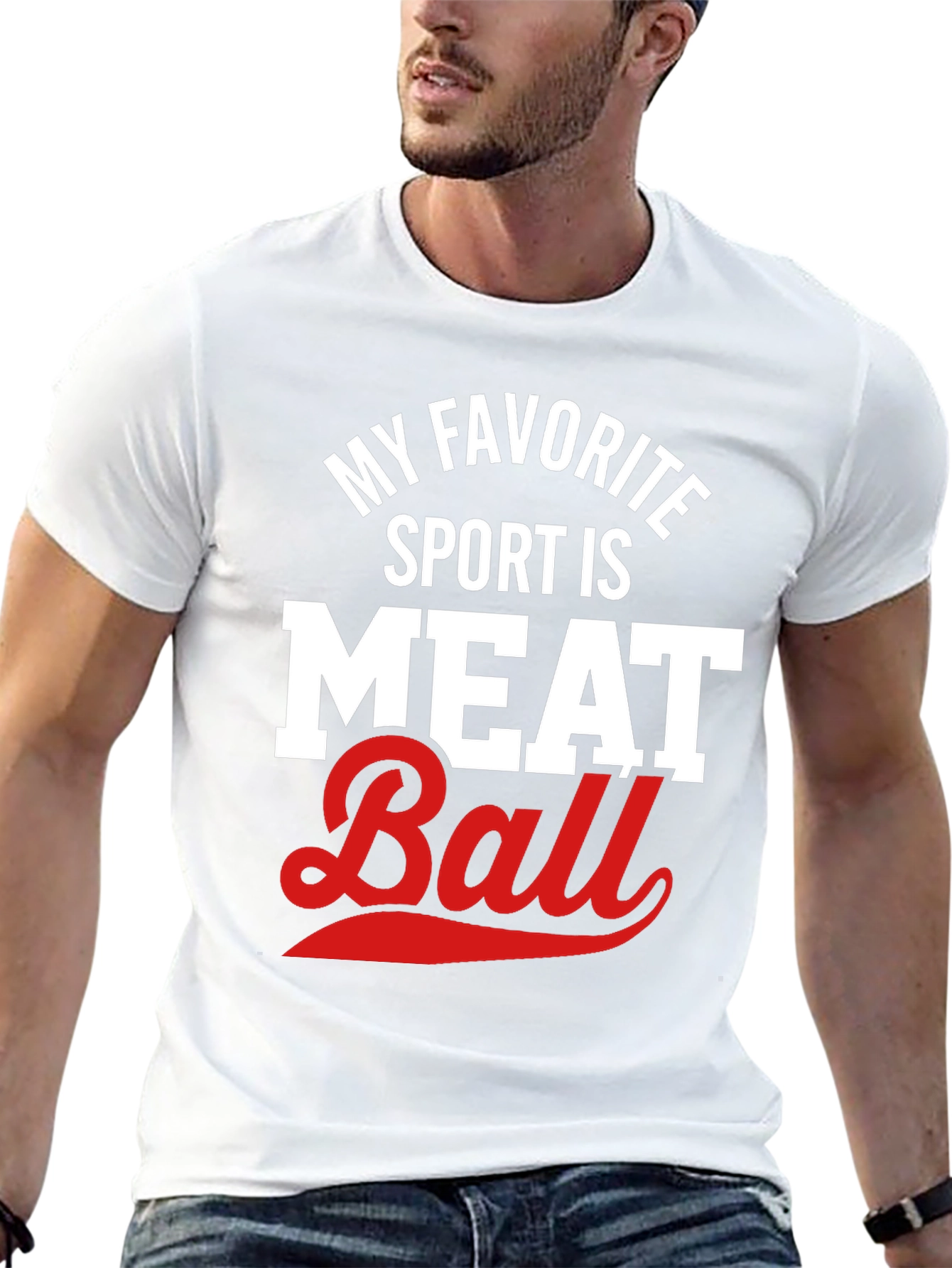 My Favorite Sport Meat Ball T-Shirt