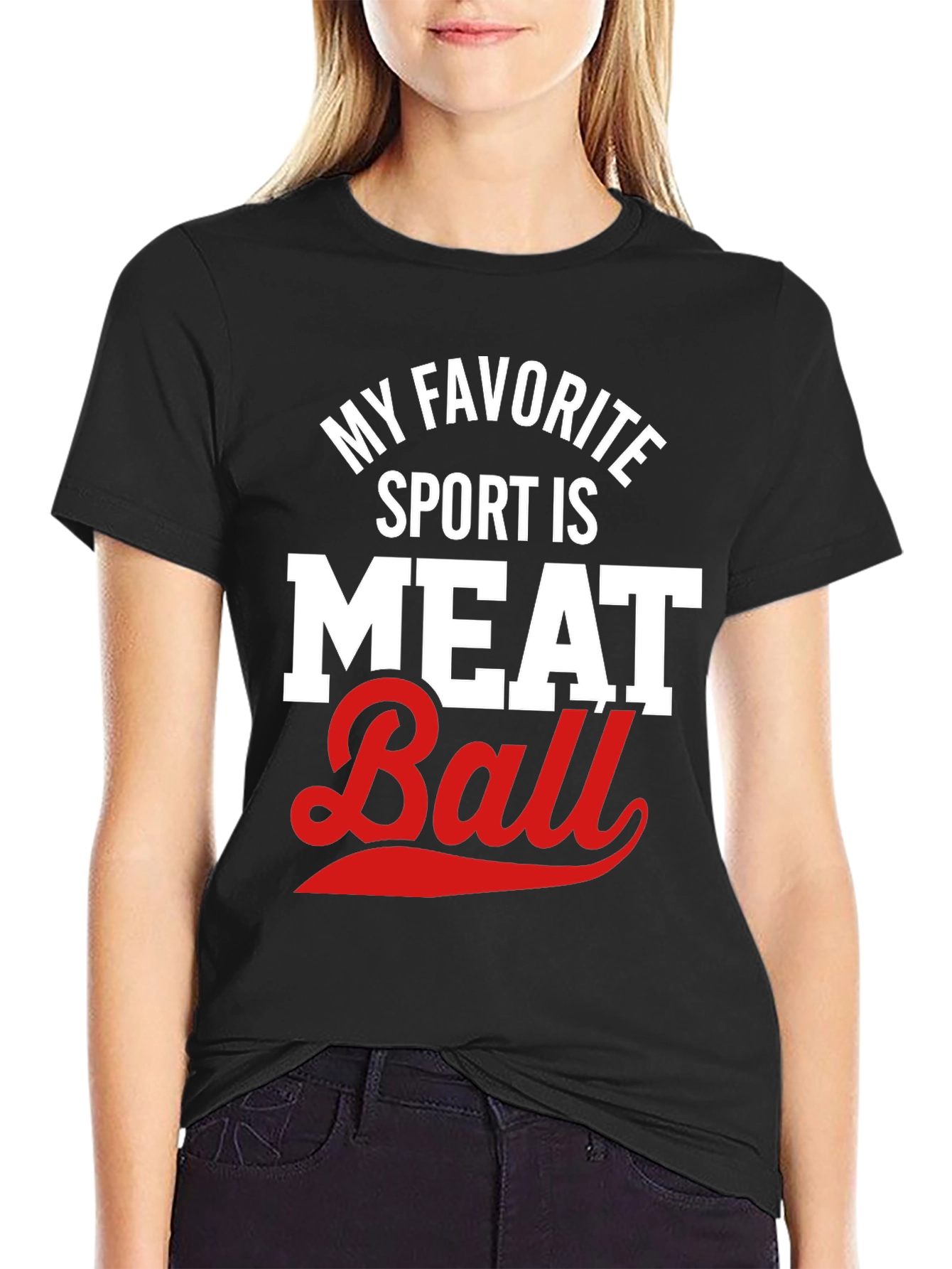 My Favorite Sport Meat Ball T-Shirt