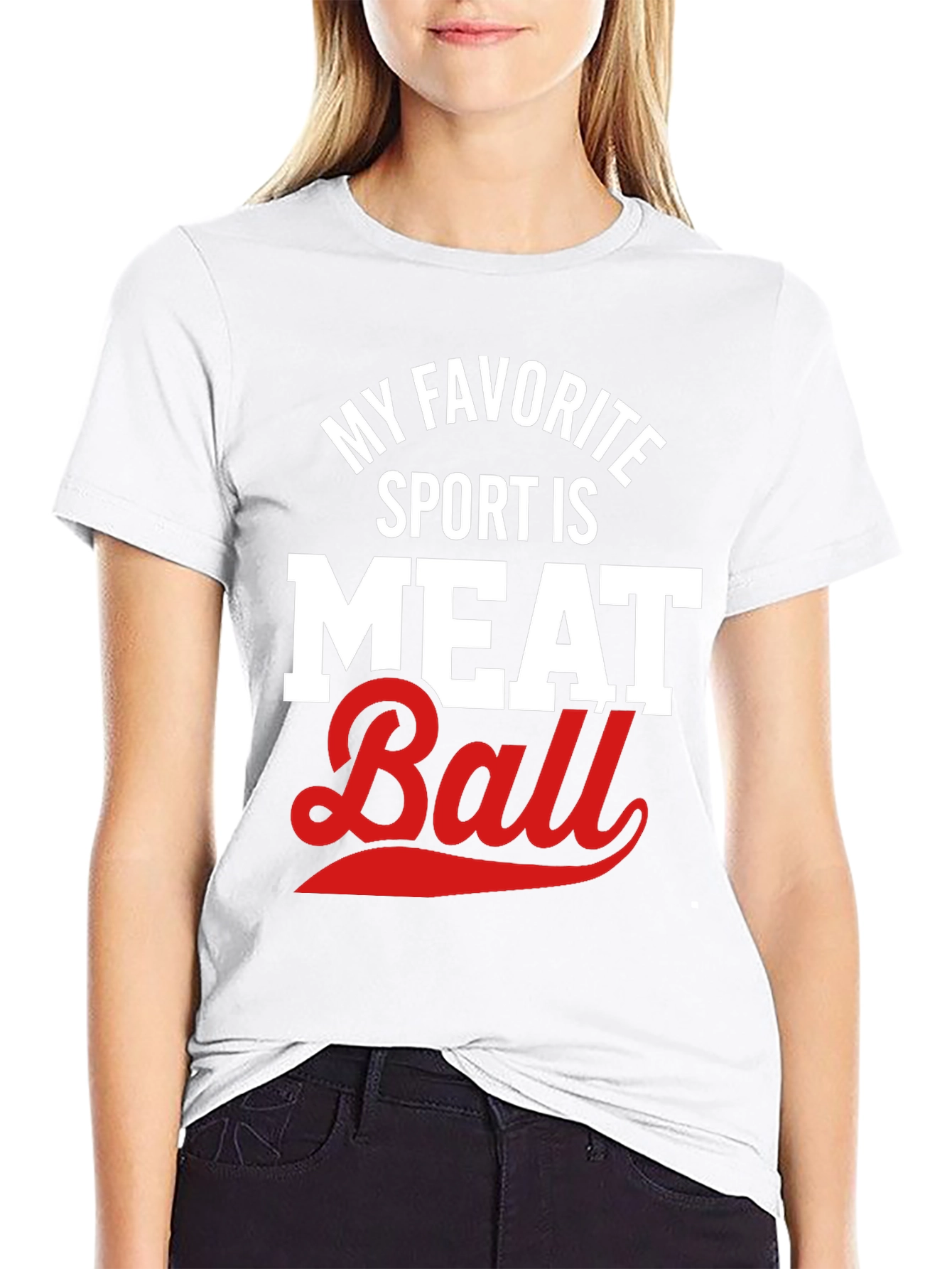 My Favorite Sport Meat Ball T-Shirt