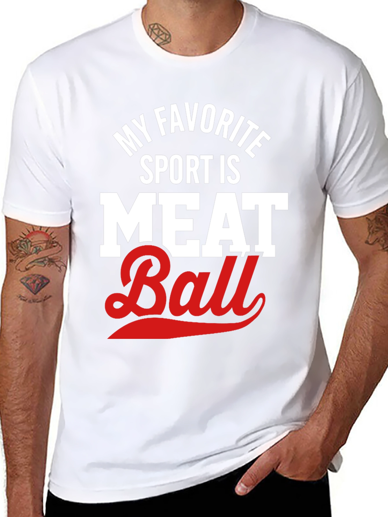 My Favorite Sport Meat Ball T-Shirt
