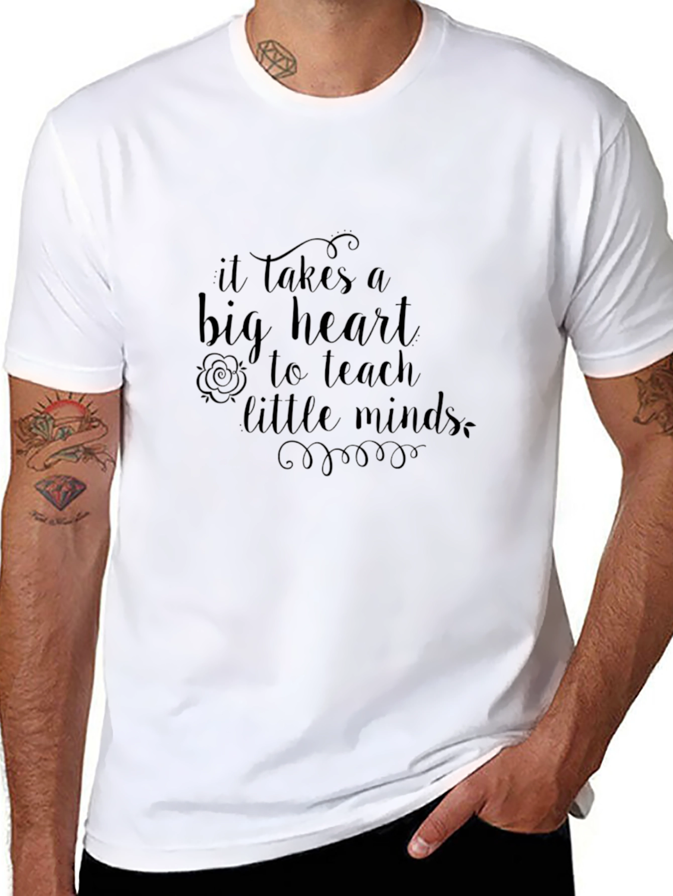 Teacher Appreciation T-Shirt: Big Heart Little Minds