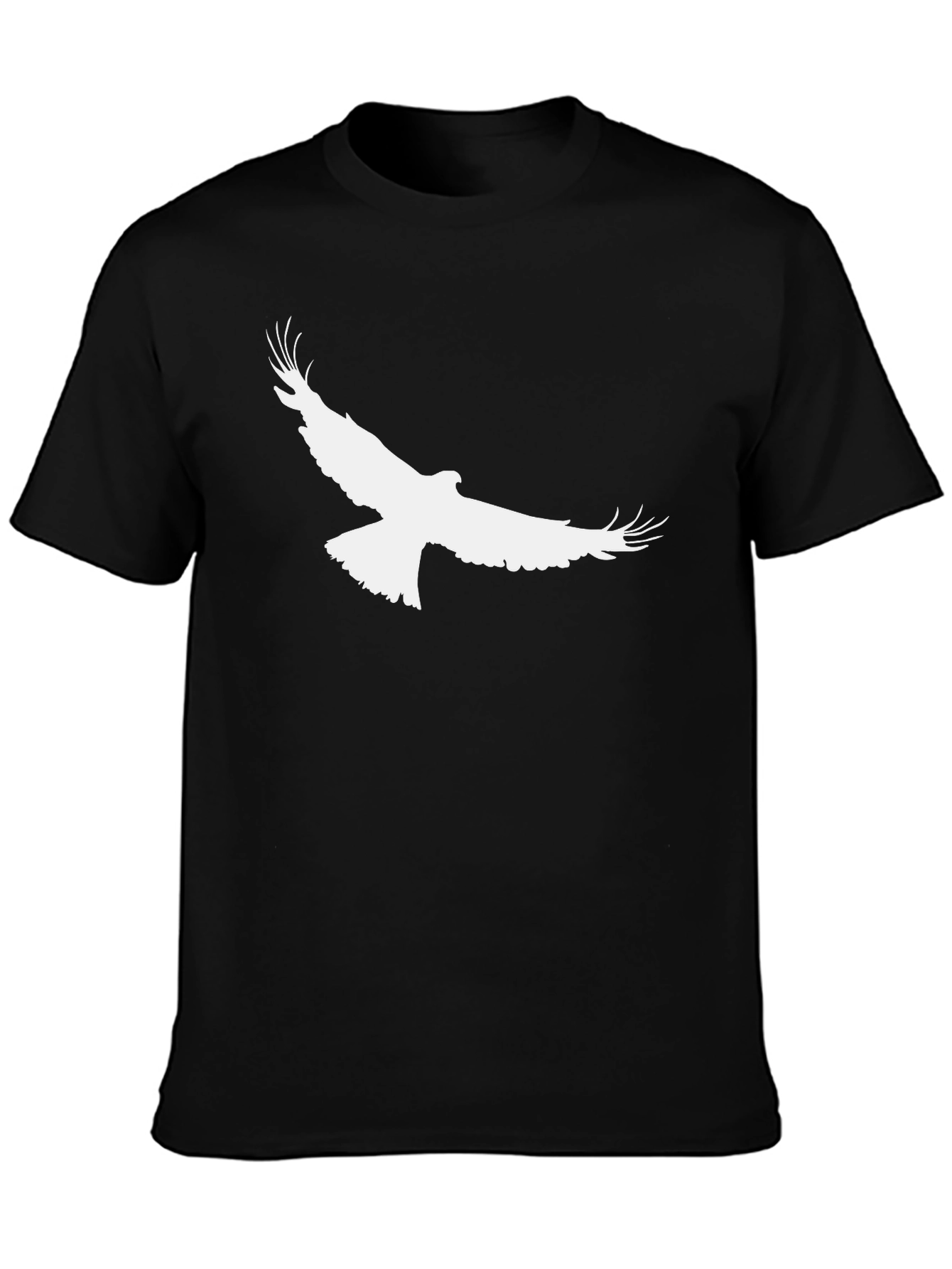 Mens Eagle Graphic Black T-Shirt