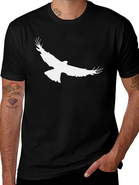 Mens Eagle Graphic Black T-Shirt