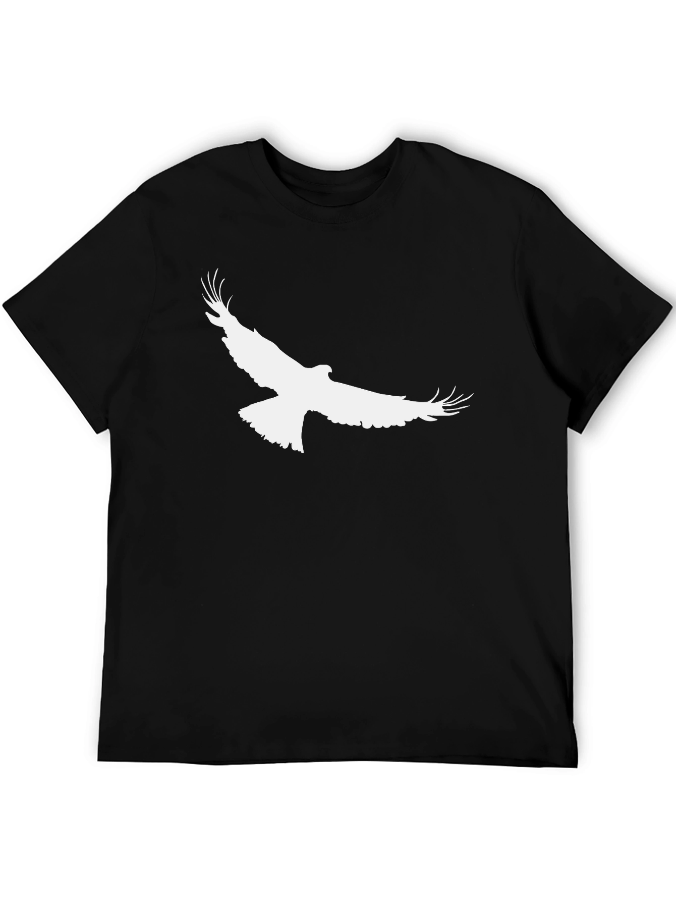 Mens Eagle Graphic Black T-Shirt
