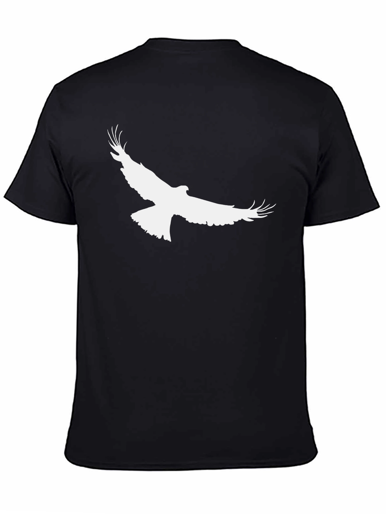 Mens Eagle Graphic Black T-Shirt