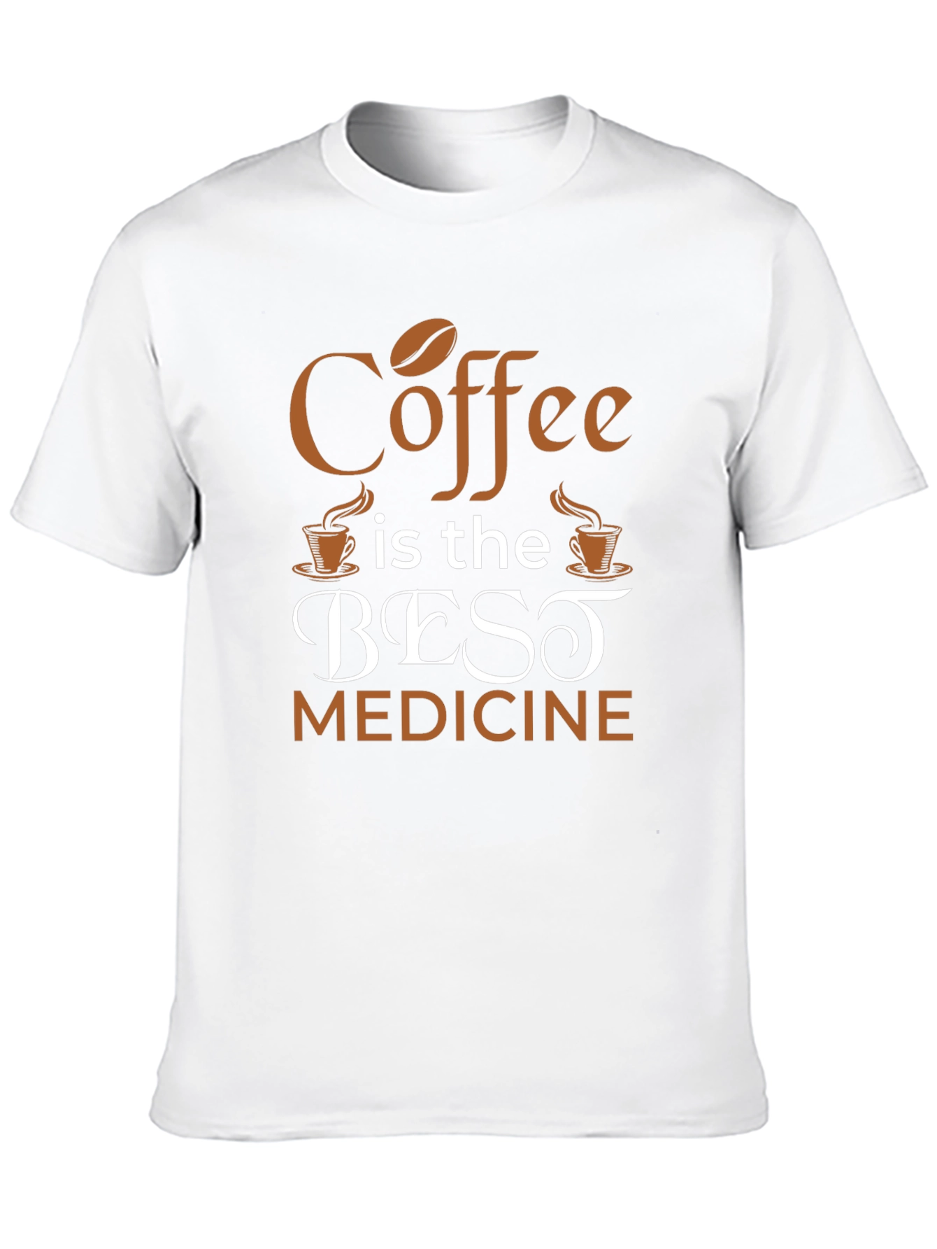 Coffee Is The Best Medicine T-Shirt - Black
