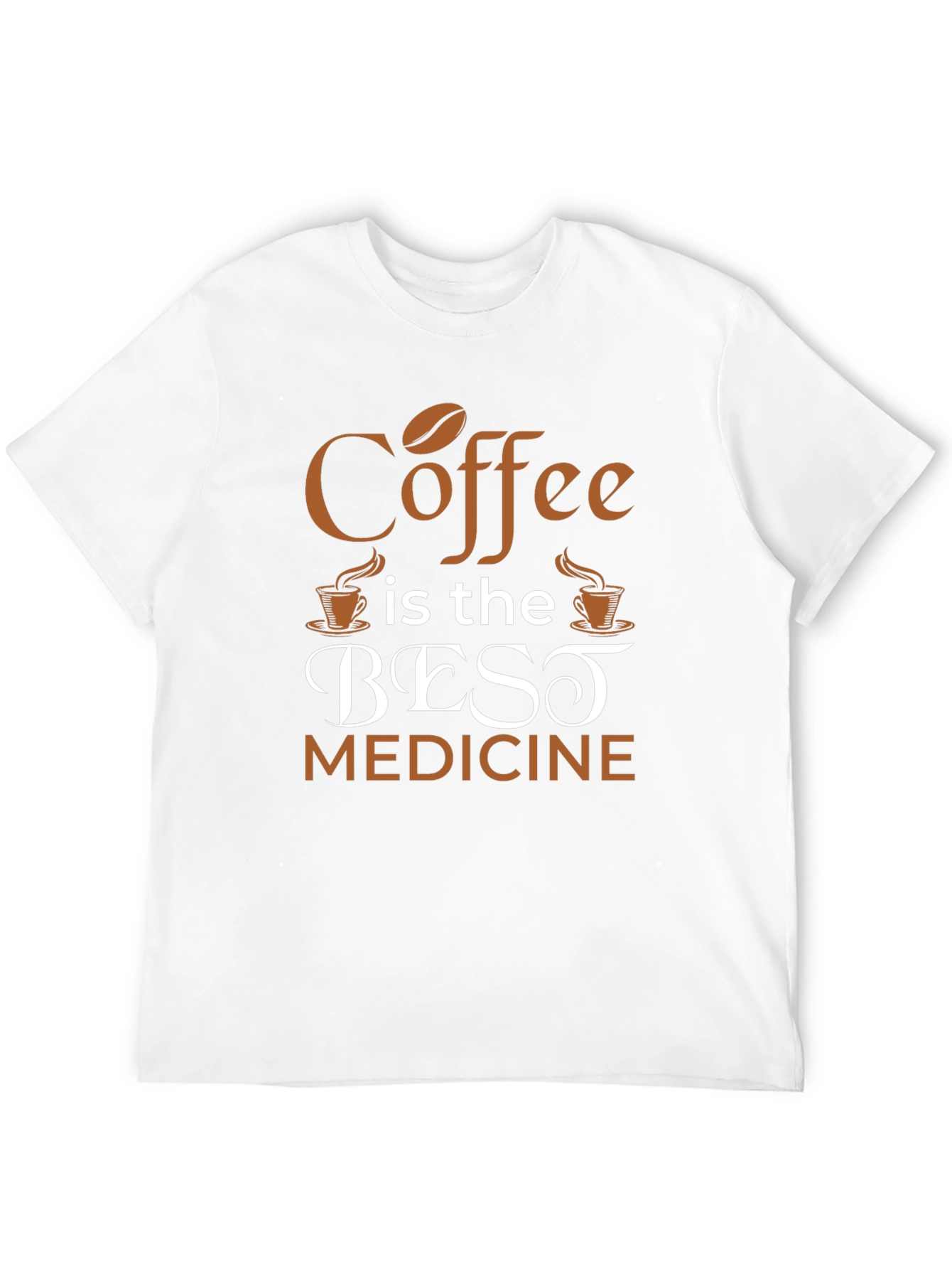 Coffee Is The Best Medicine T-Shirt - Black