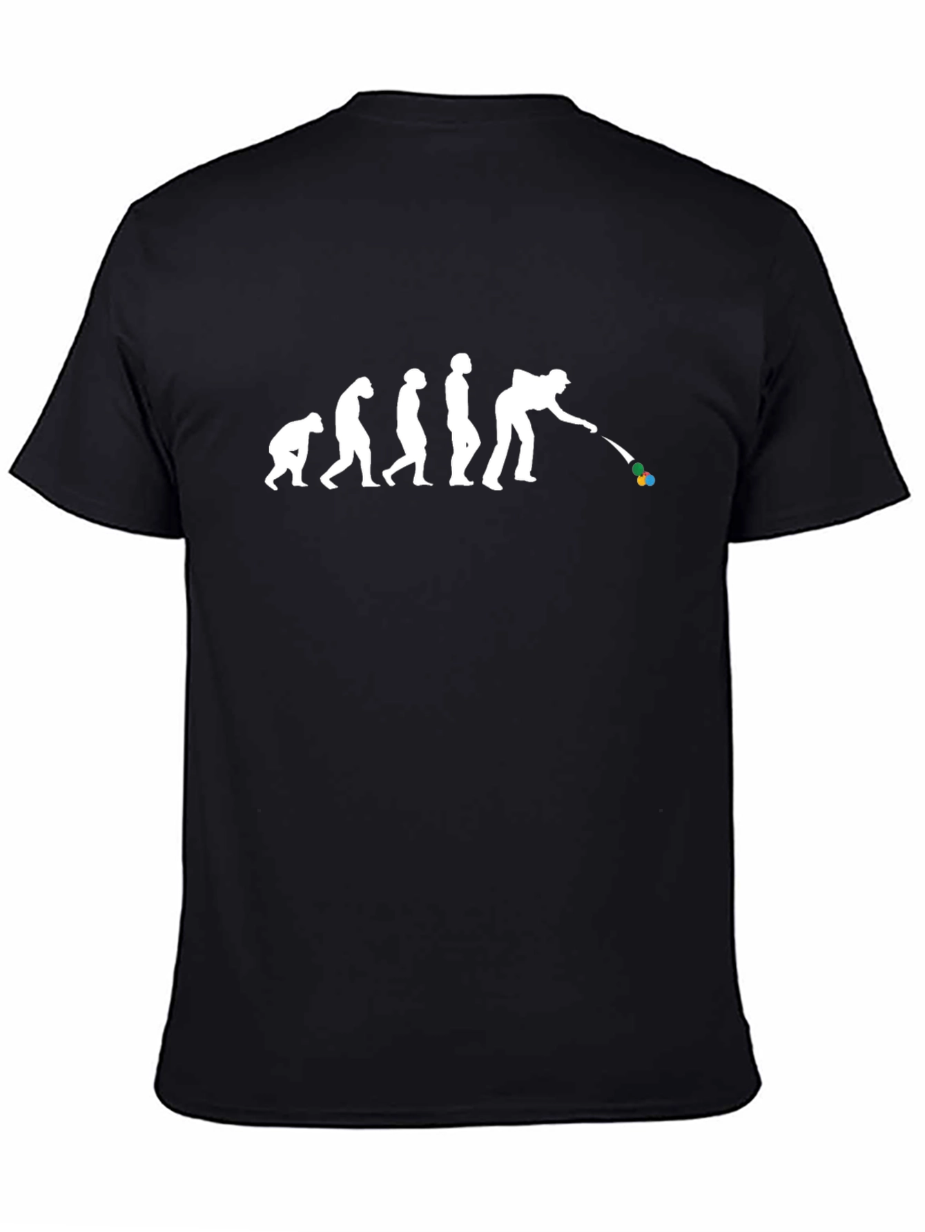 Evolution of Billiards T-Shirt - Black