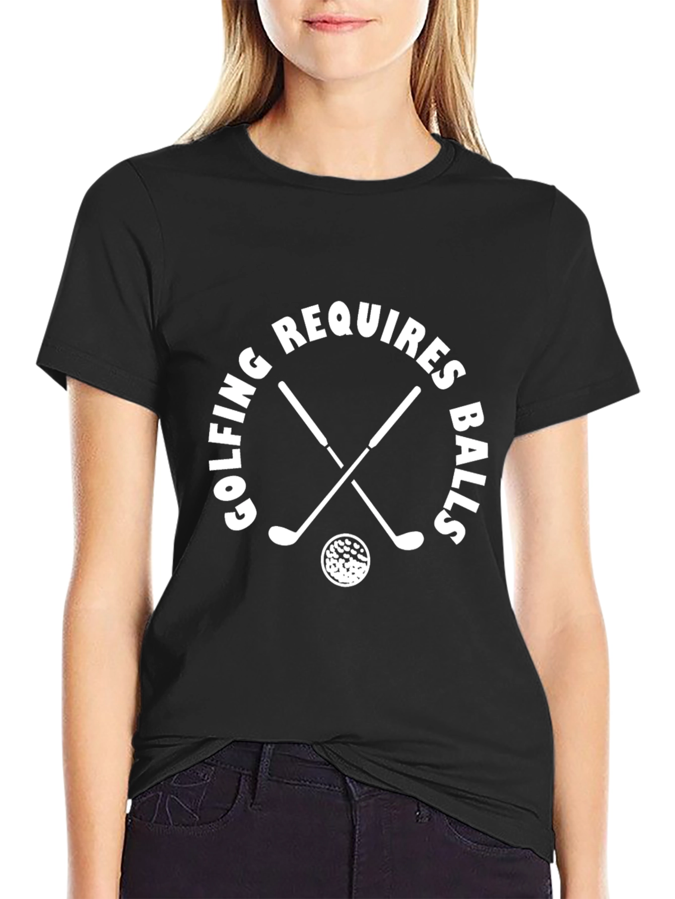 Golfing Requires Balls T-Shirt Funny Golfer Tee