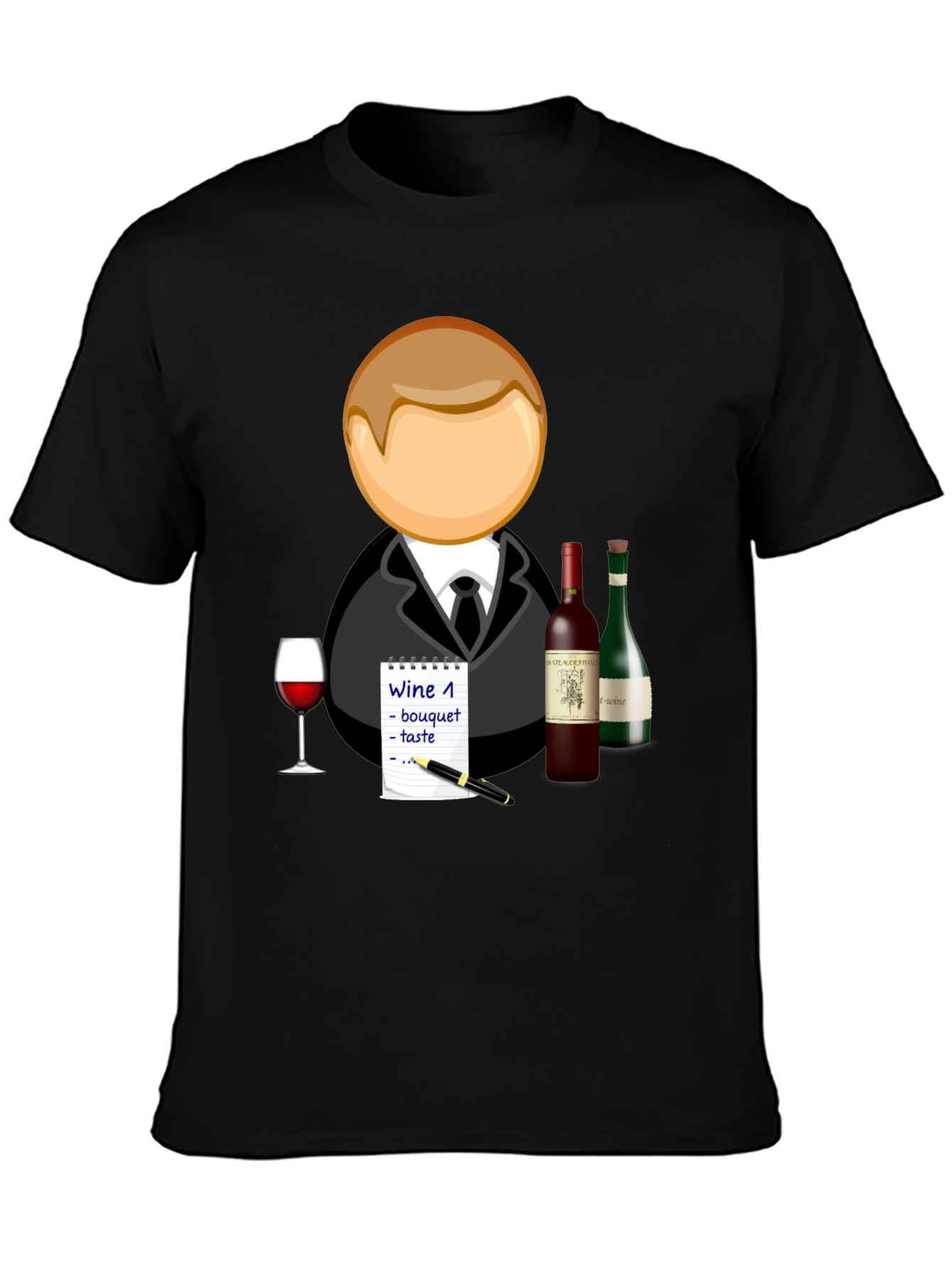 Wine Tasting T-Shirt - Connoisseur Design