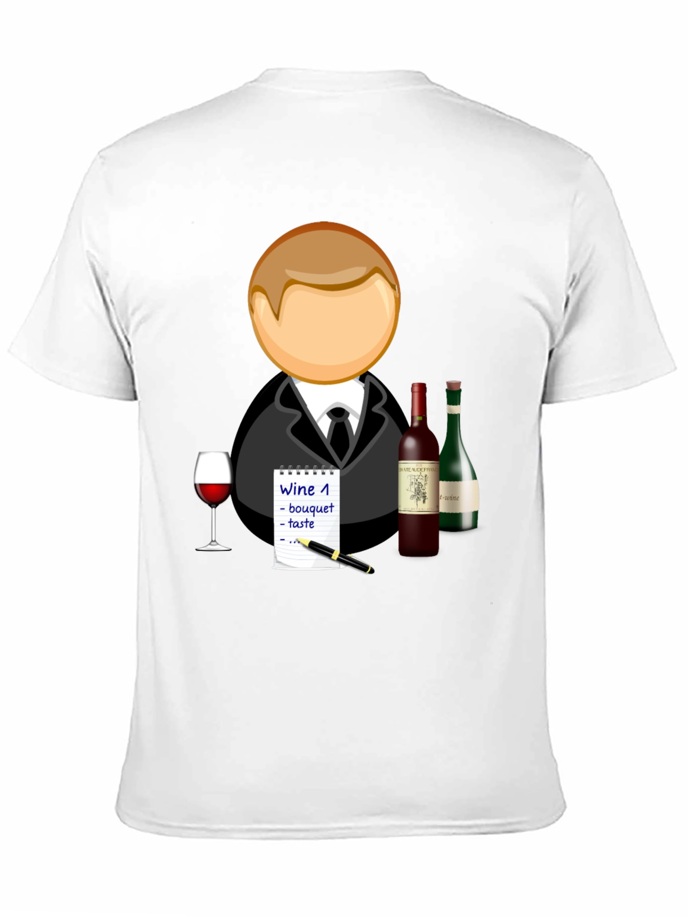 Wine Tasting T-Shirt - Connoisseur Design